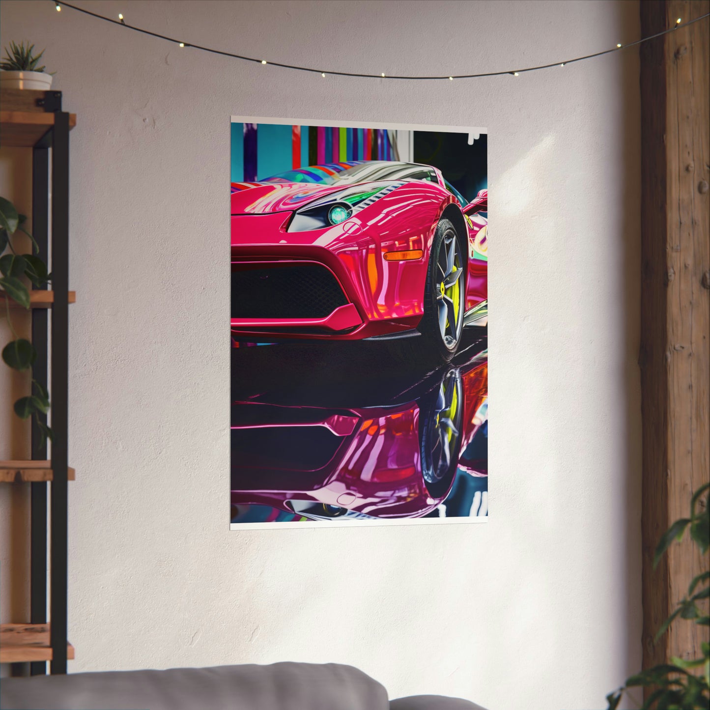 Premium Matte Vertical Posters Ferrari Flair Macro 2