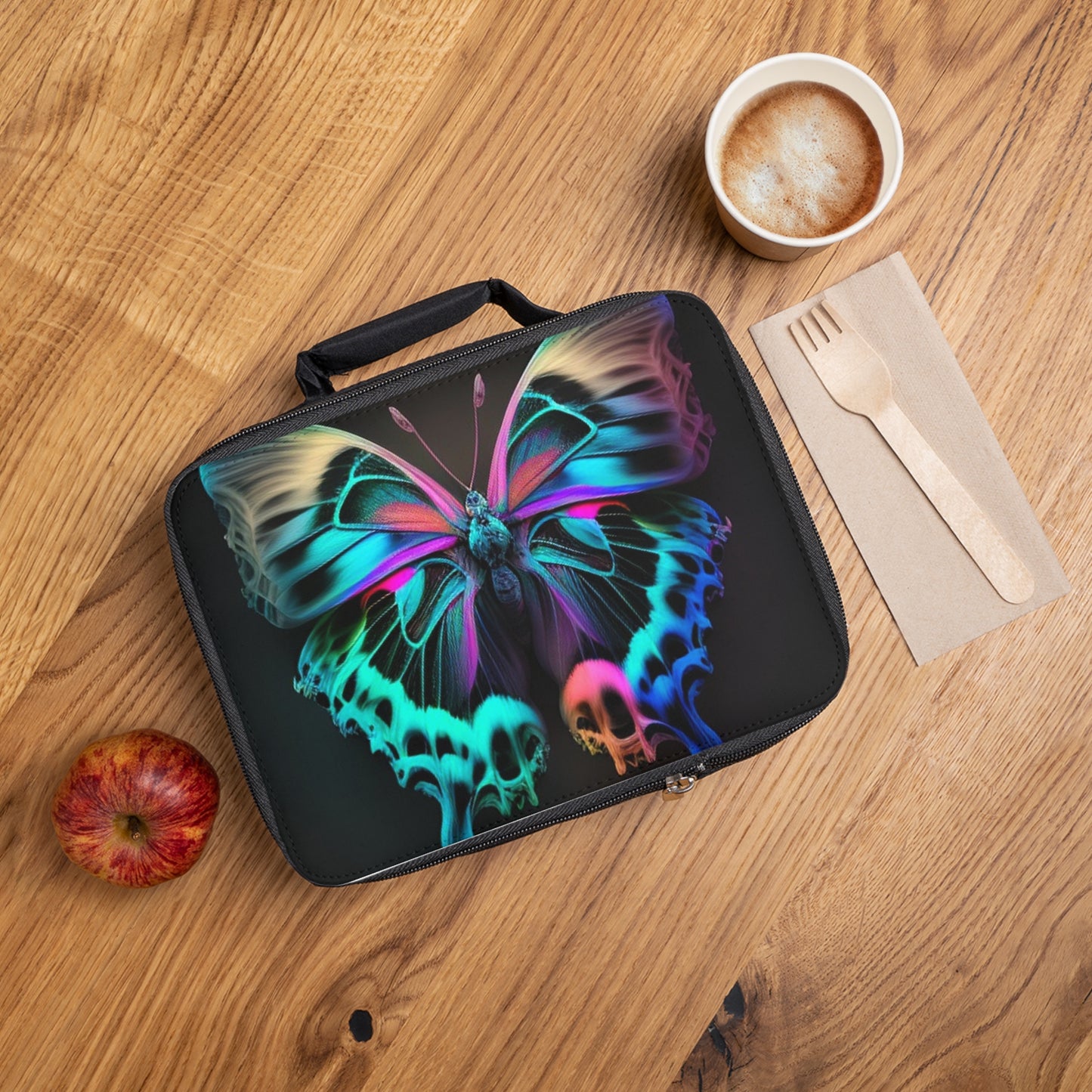 Lunch Bag Neon Butterfly Fusion 2