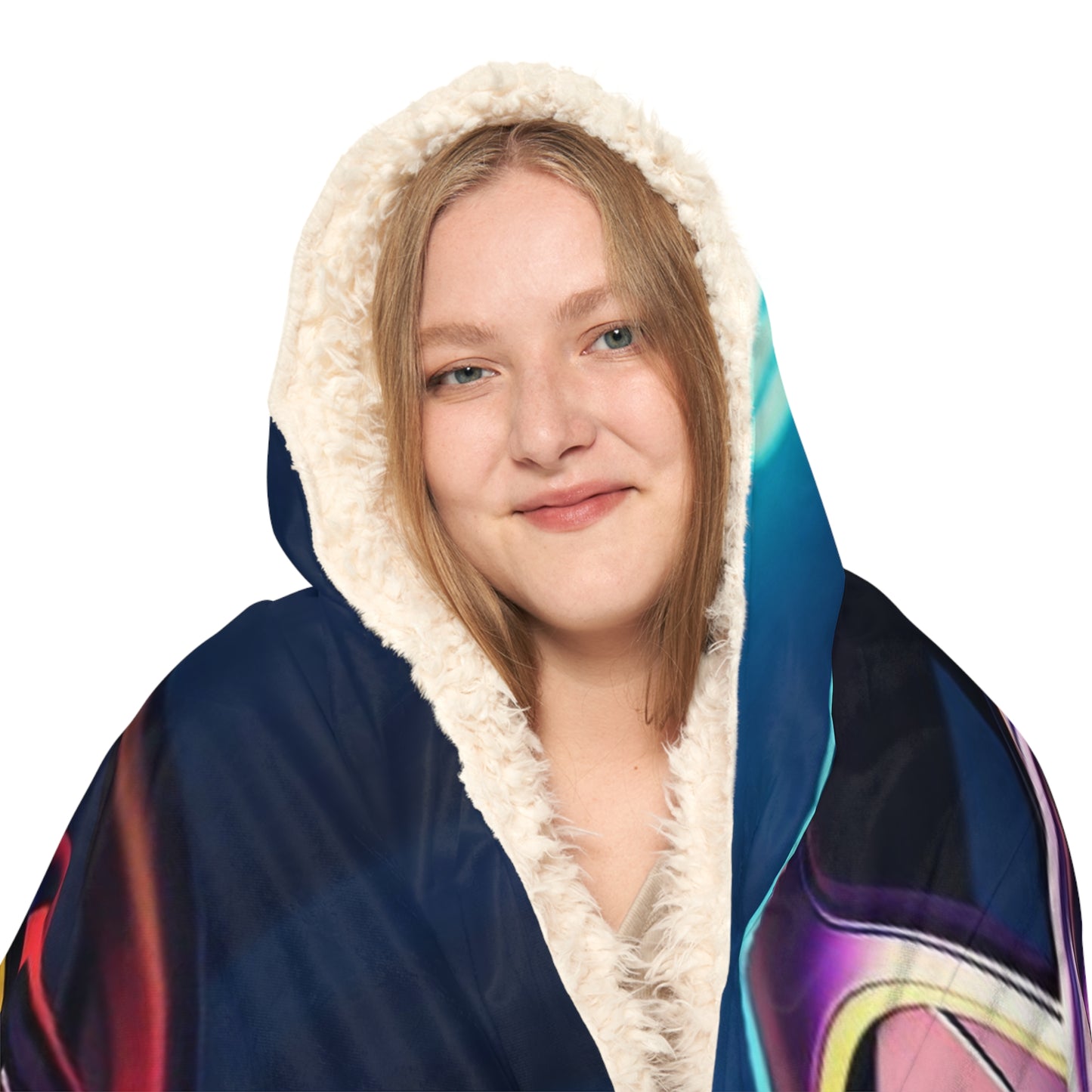 Snuggle Hooded Blanket Hyper Bugatti Neon Chiron 4