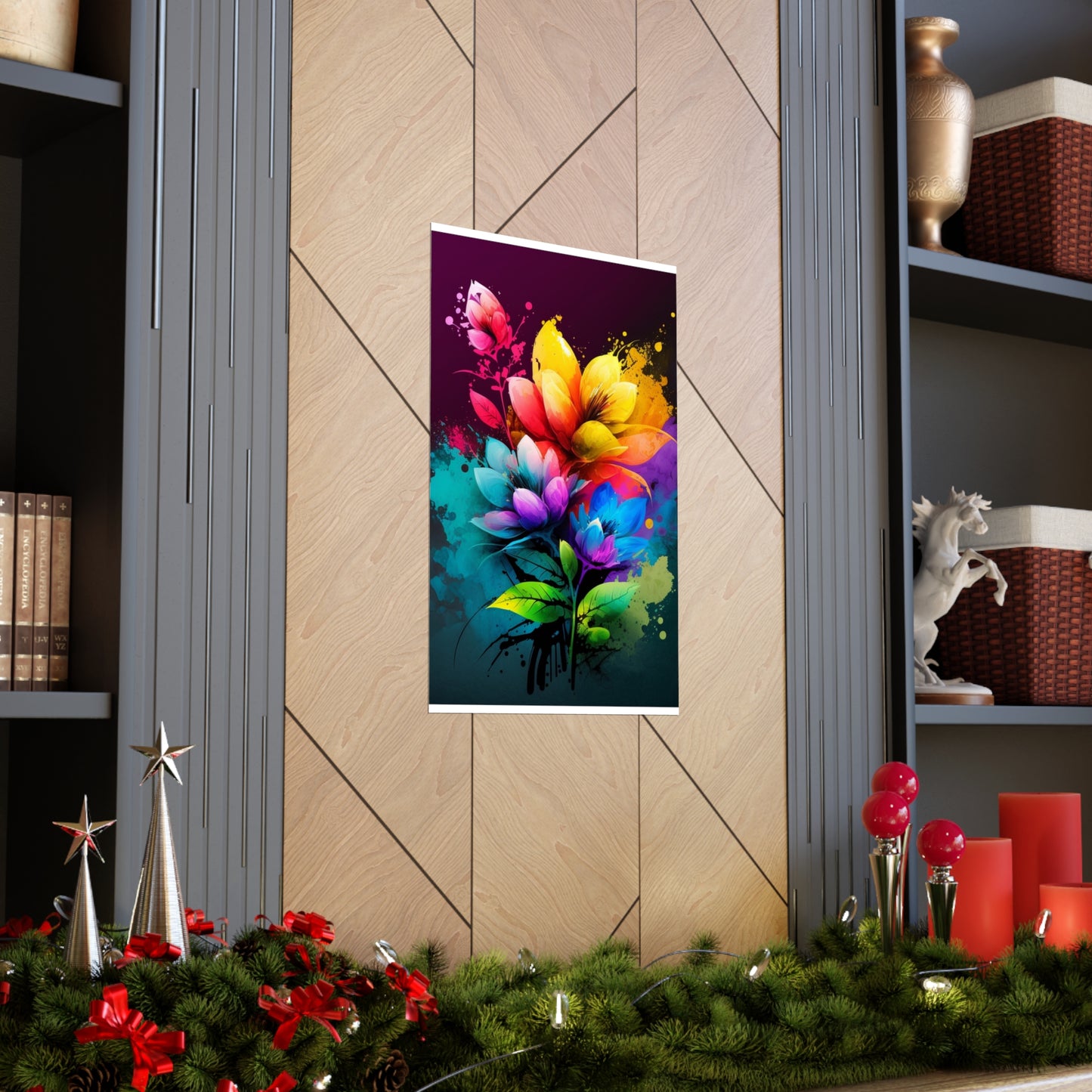 Premium Matte Vertical Posters Bright Spring Flowers 3