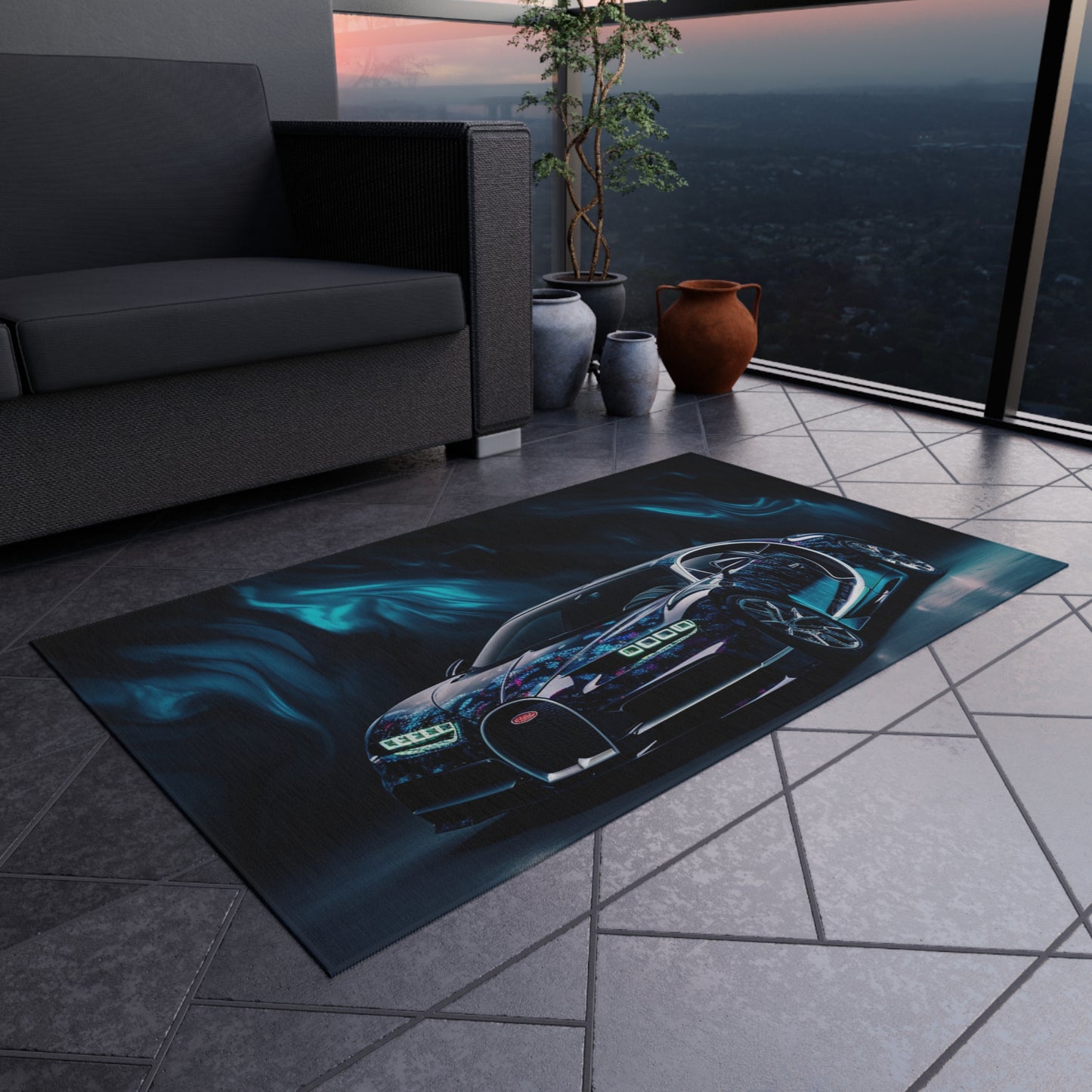 Outdoor Rug  Hyper Bugatti 1