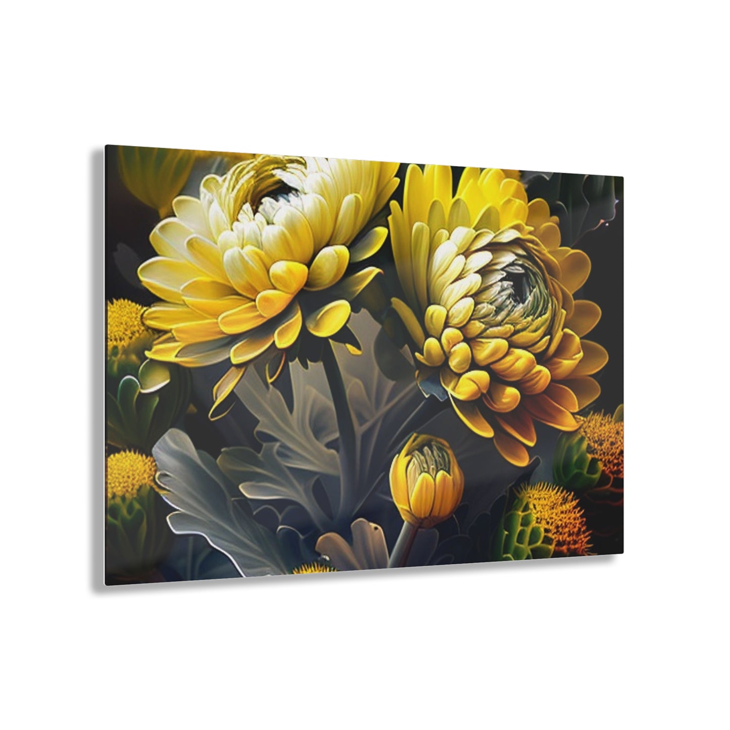 Acrylic Prints Yellow Hermosas Flores Amarillas 2