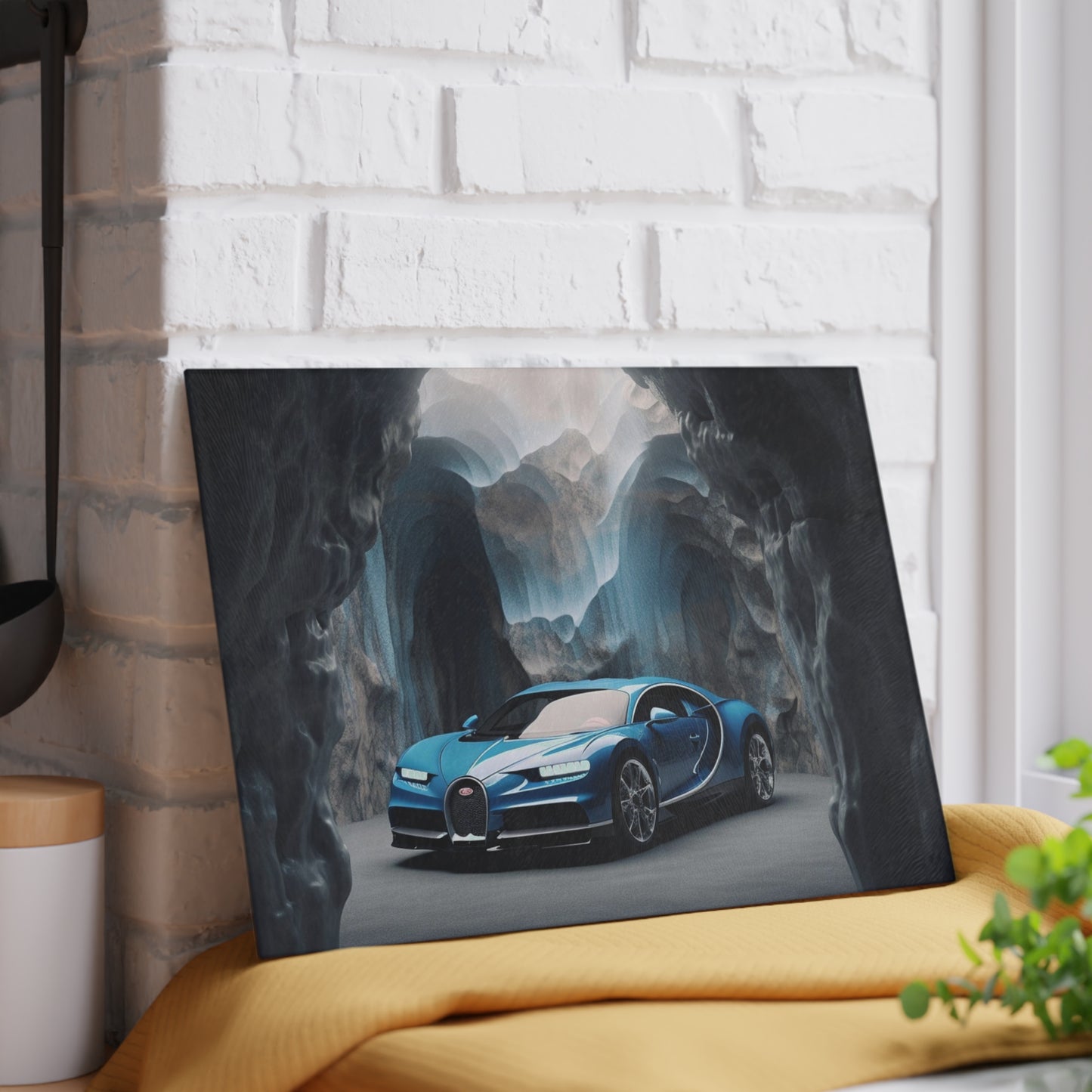 Glass Cutting Board Bugatti Real Look 2