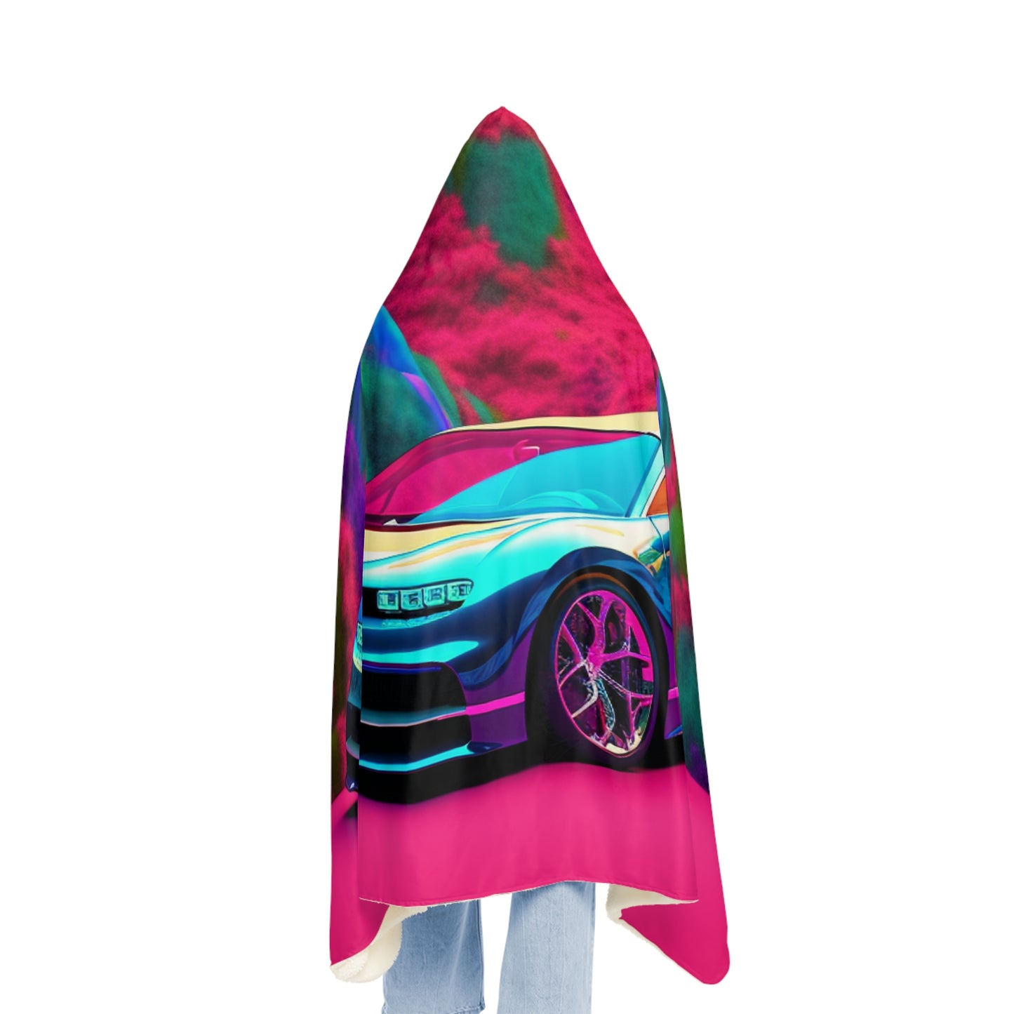 Snuggle Hooded Blanket Florescent Bugatti Flair 4