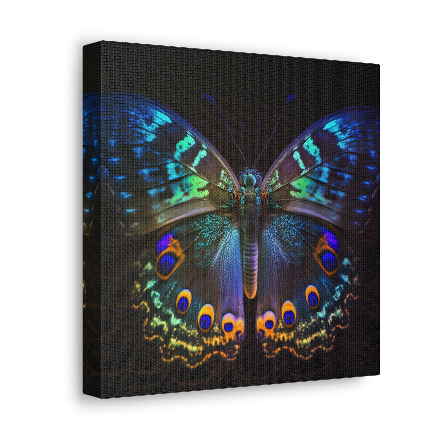 Canvas Gallery Wraps Neon Hue Butterfly 3