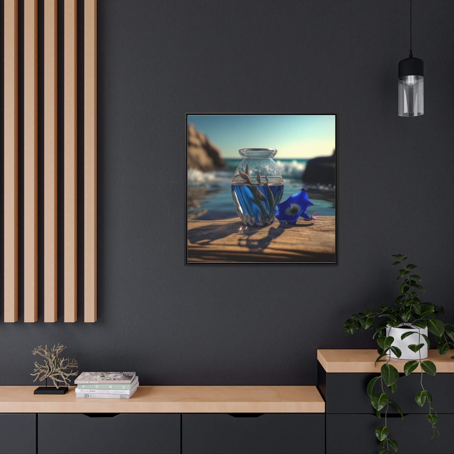 Gallery Canvas Wraps, Square Frame The Bluebell 4