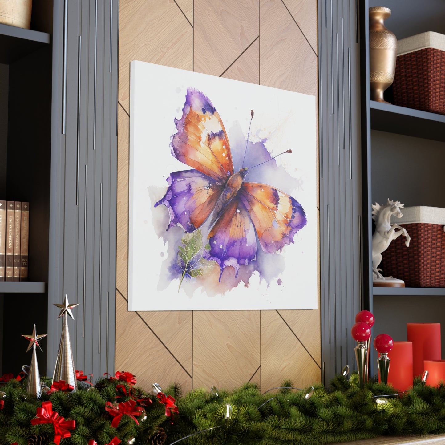 Canvas Gallery Wraps MerlinRose Watercolor Butterfly 2