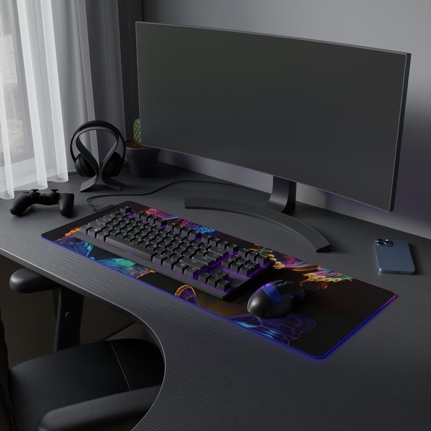 LED Gaming Mouse Pad Thermal Butterfly 5