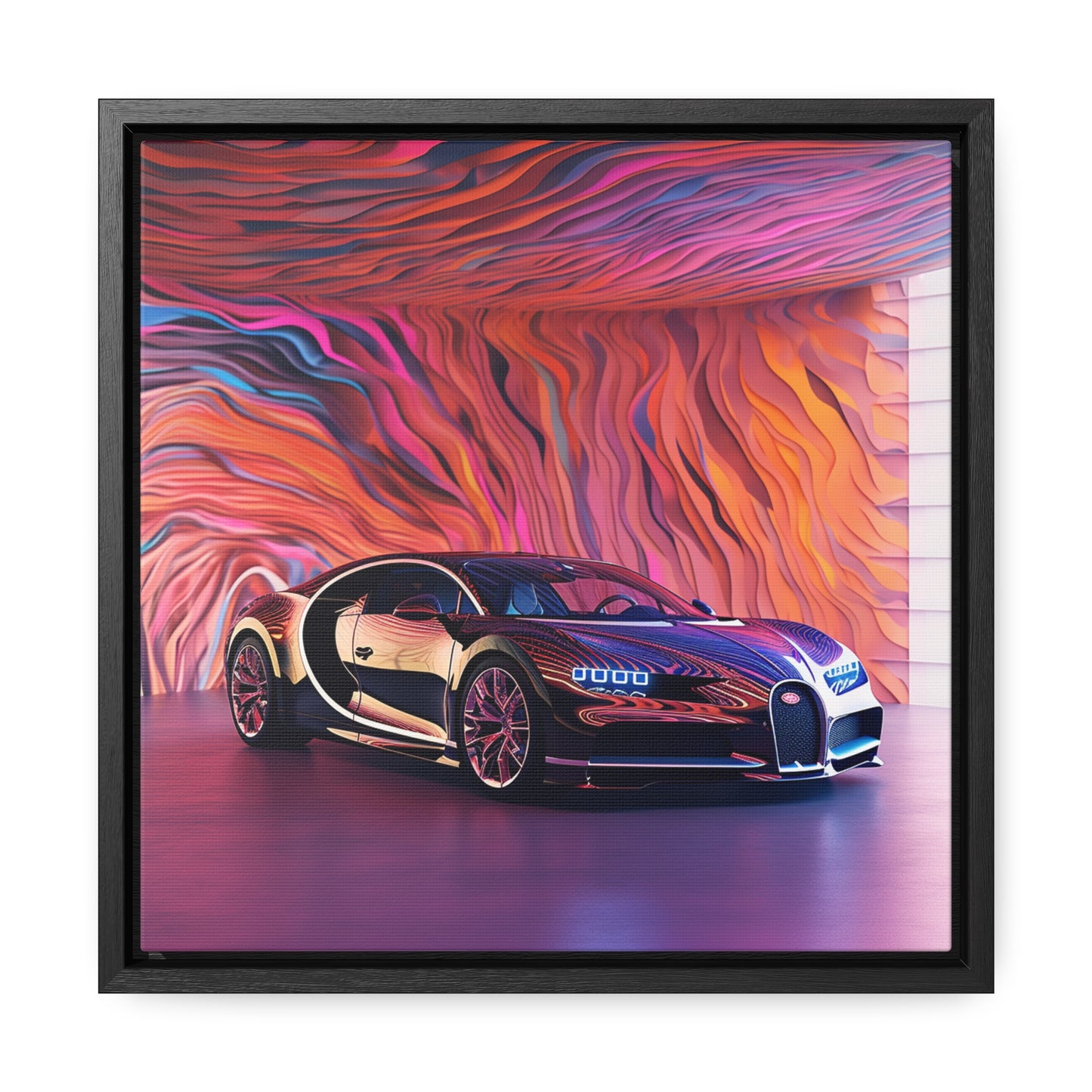 Gallery Canvas Wraps, Square Frame Bugatti Abstract Flair 4