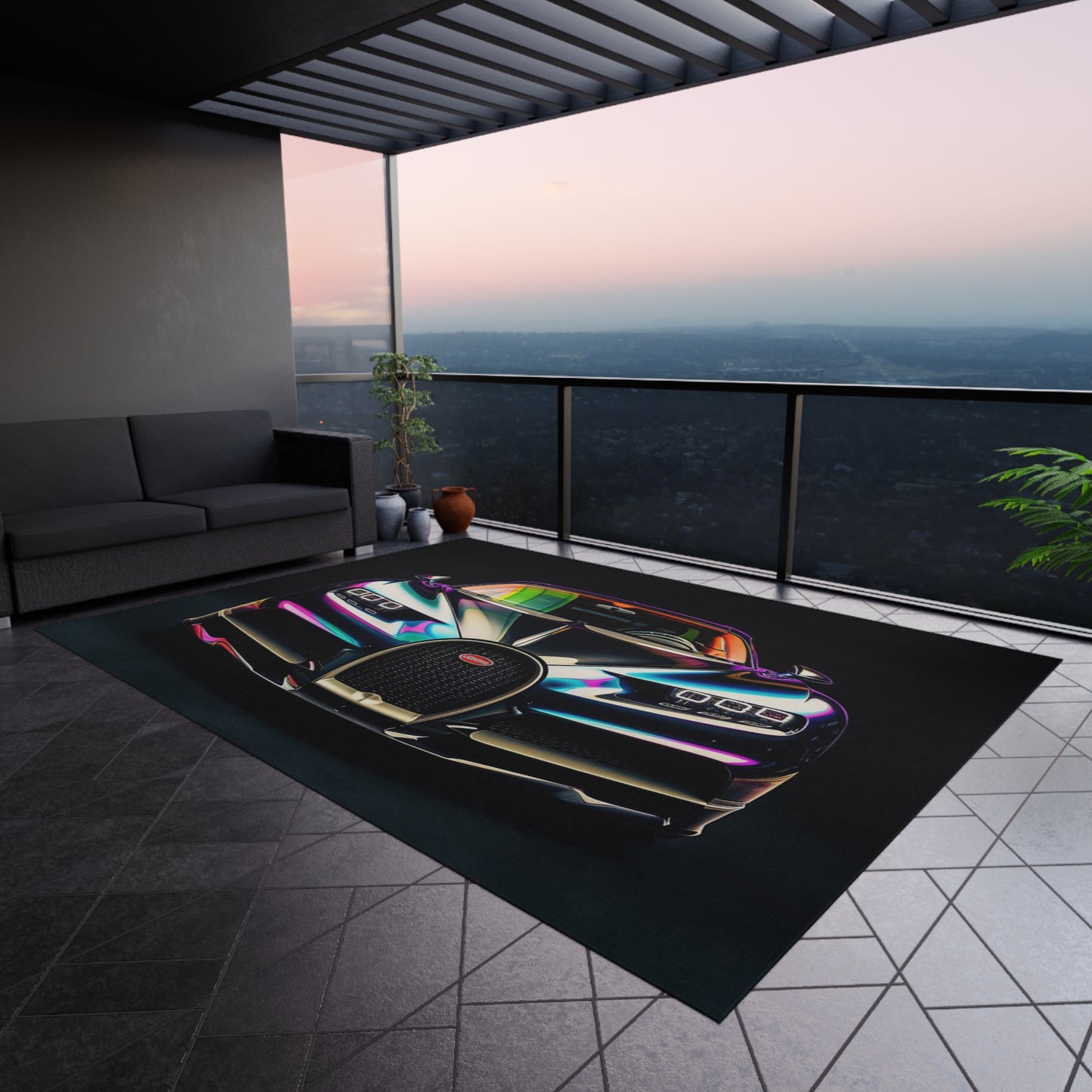 Outdoor Rug  Hyper Bugatti Chiron 4