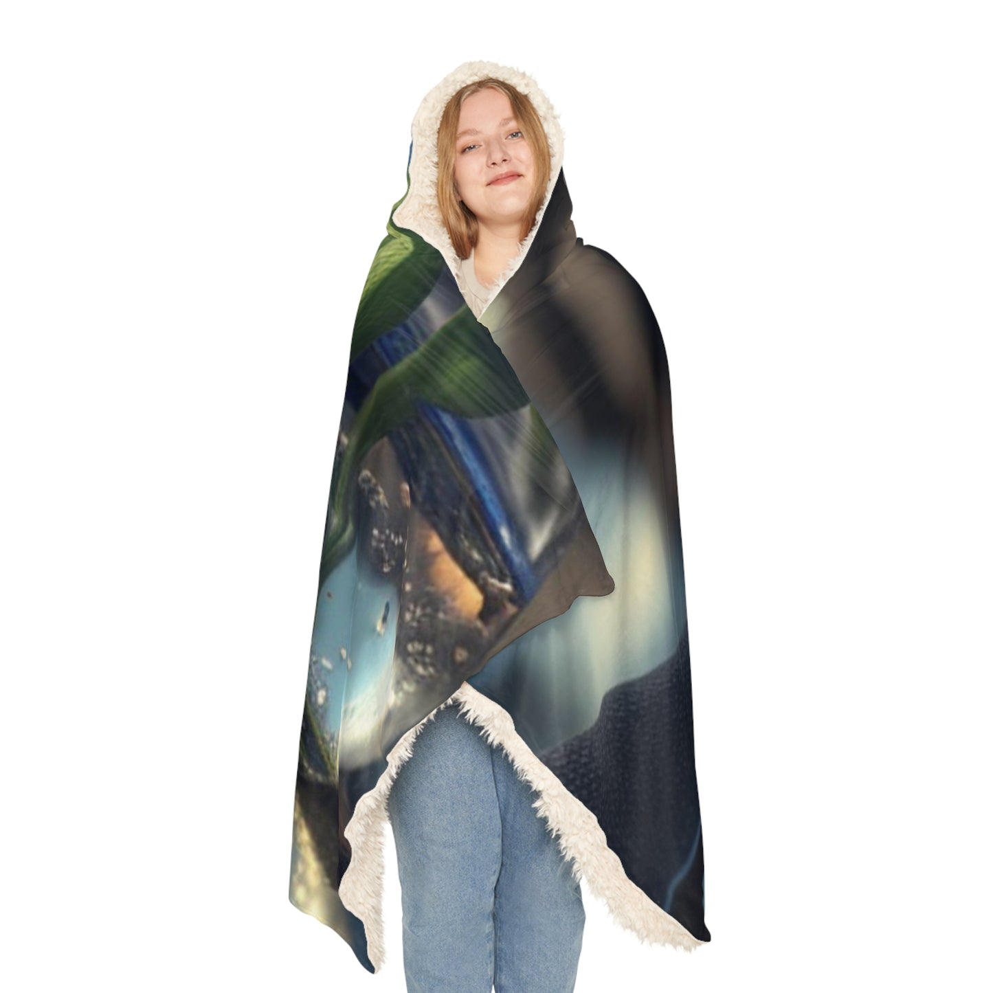 Snuggle Hooded Blanket The Bluebell 3