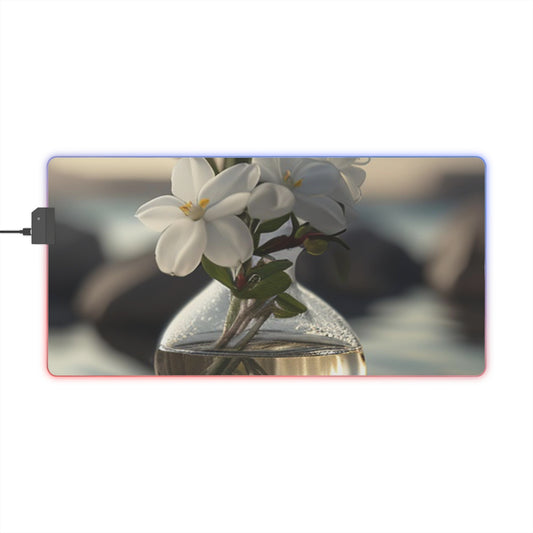 LED Gaming Mouse Pad Jasmine glass vase 1