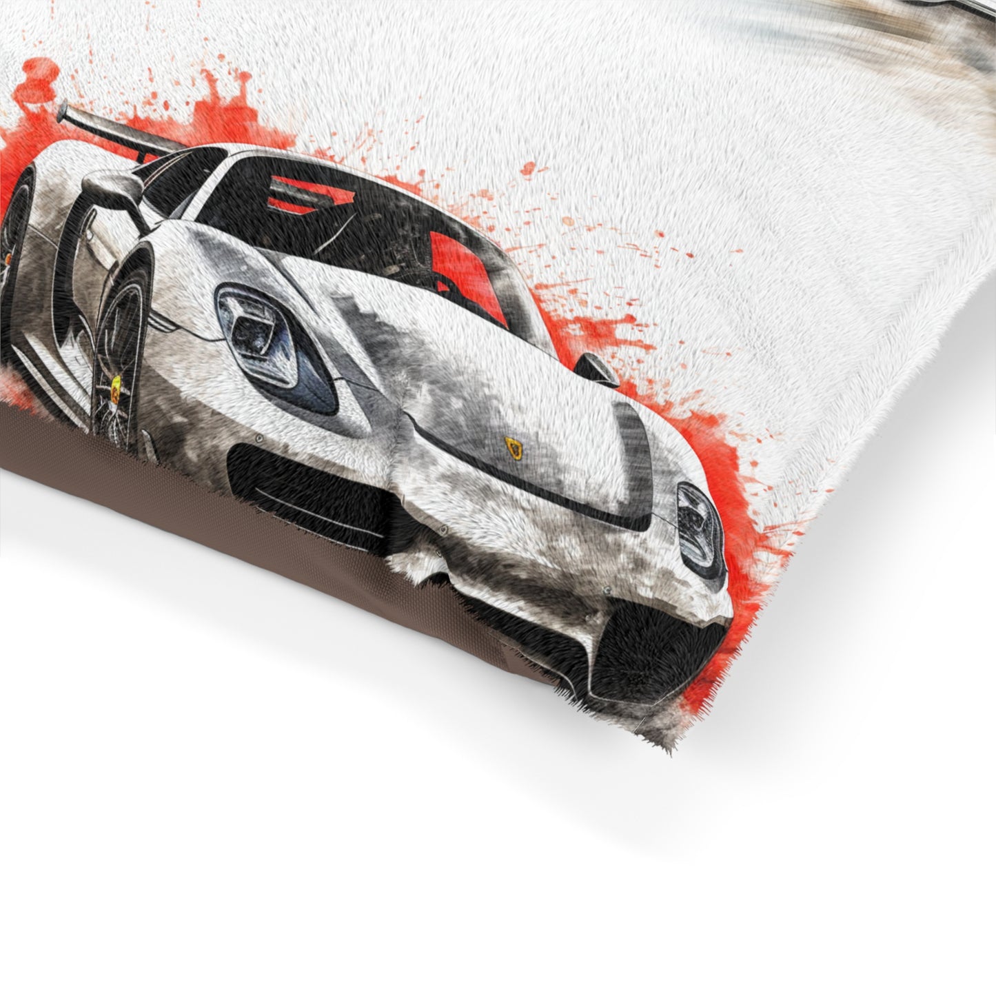 Pet Bed 918 Spyder white background driving fast with water splashing 5