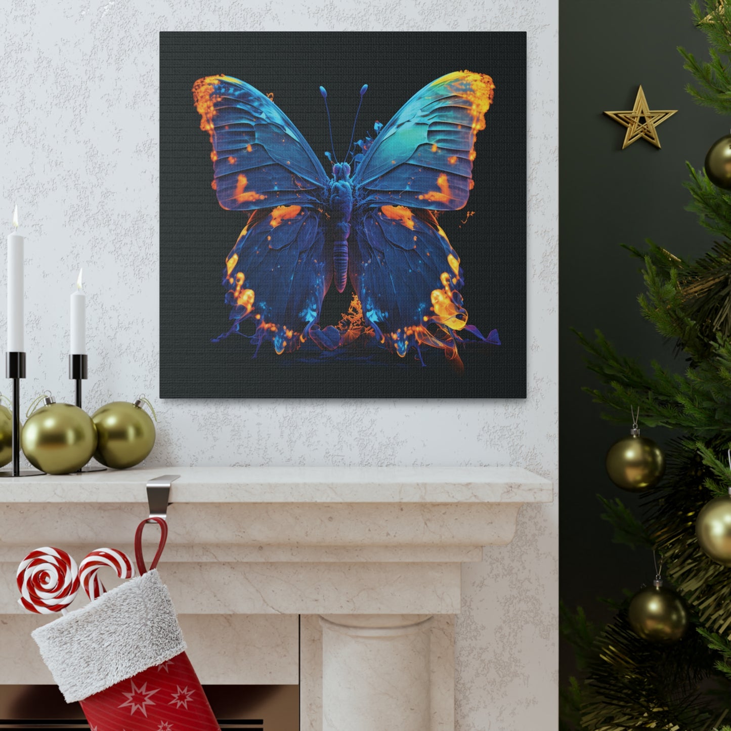 Canvas Gallery Wraps Thermal Butterfly 3