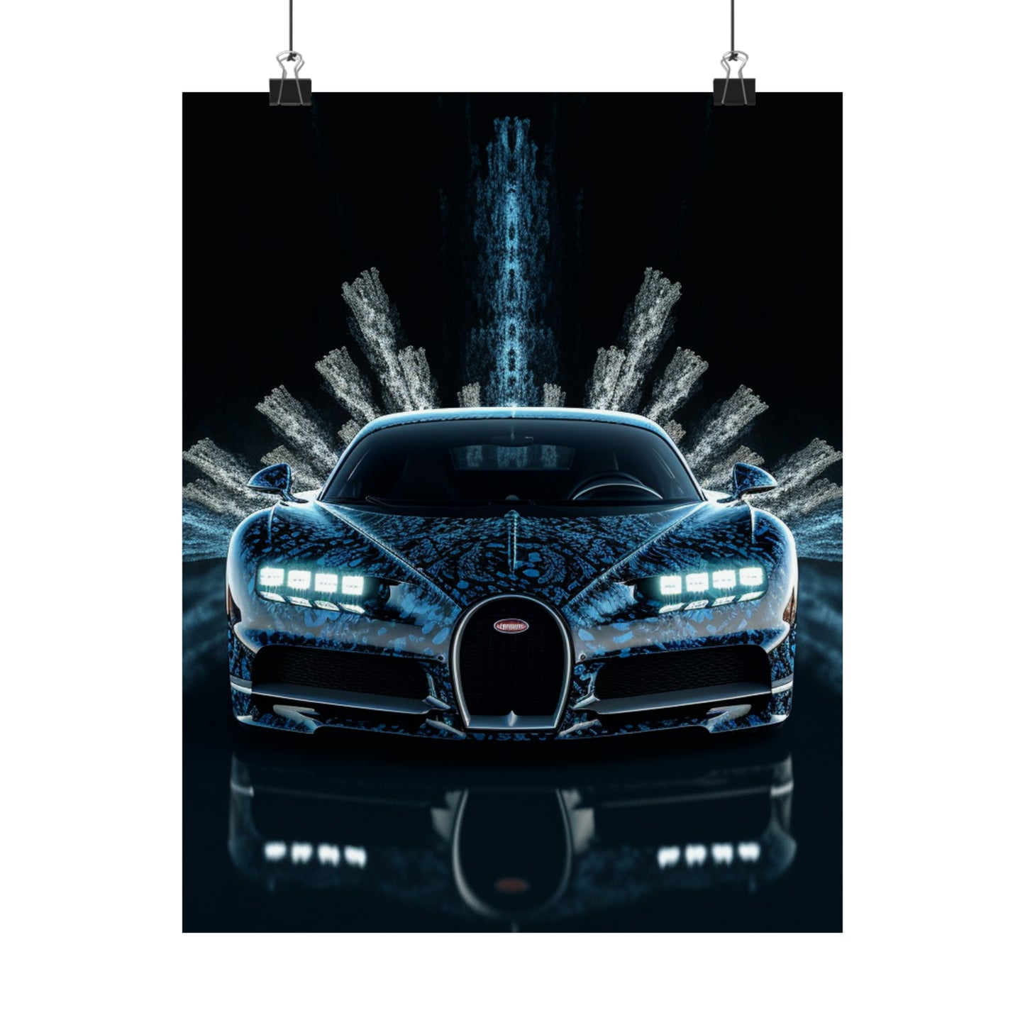 Premium Matte Vertical Posters Hyper Bugatti 2