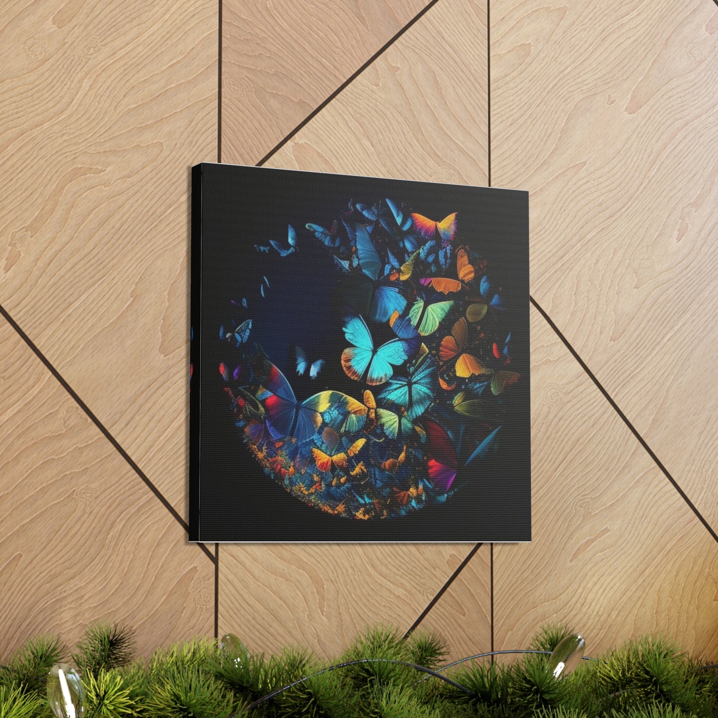 Canvas Gallery Wraps Moon Butterfly 1