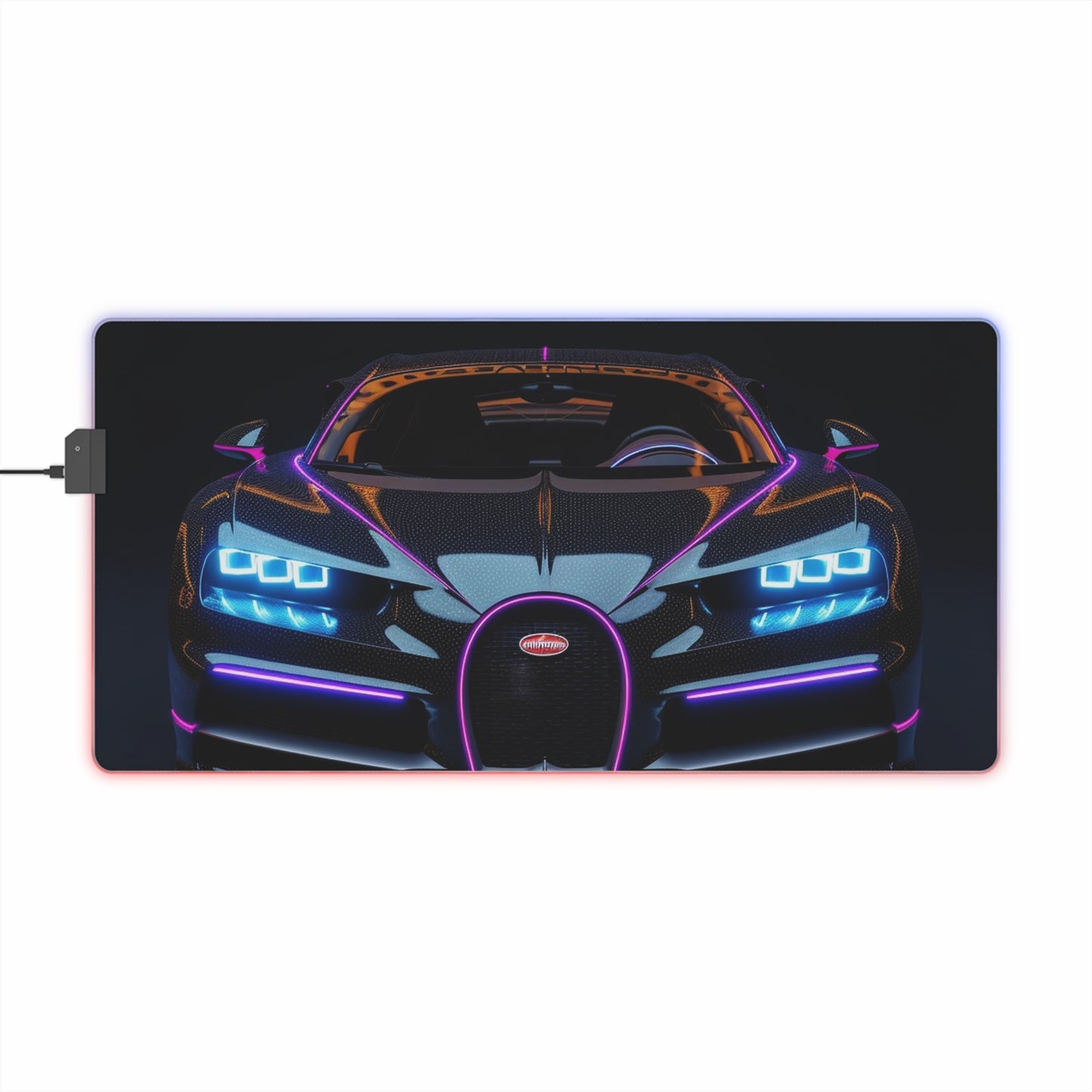 LED Gaming Mouse Pad Hyper Bugatti Chiron 2