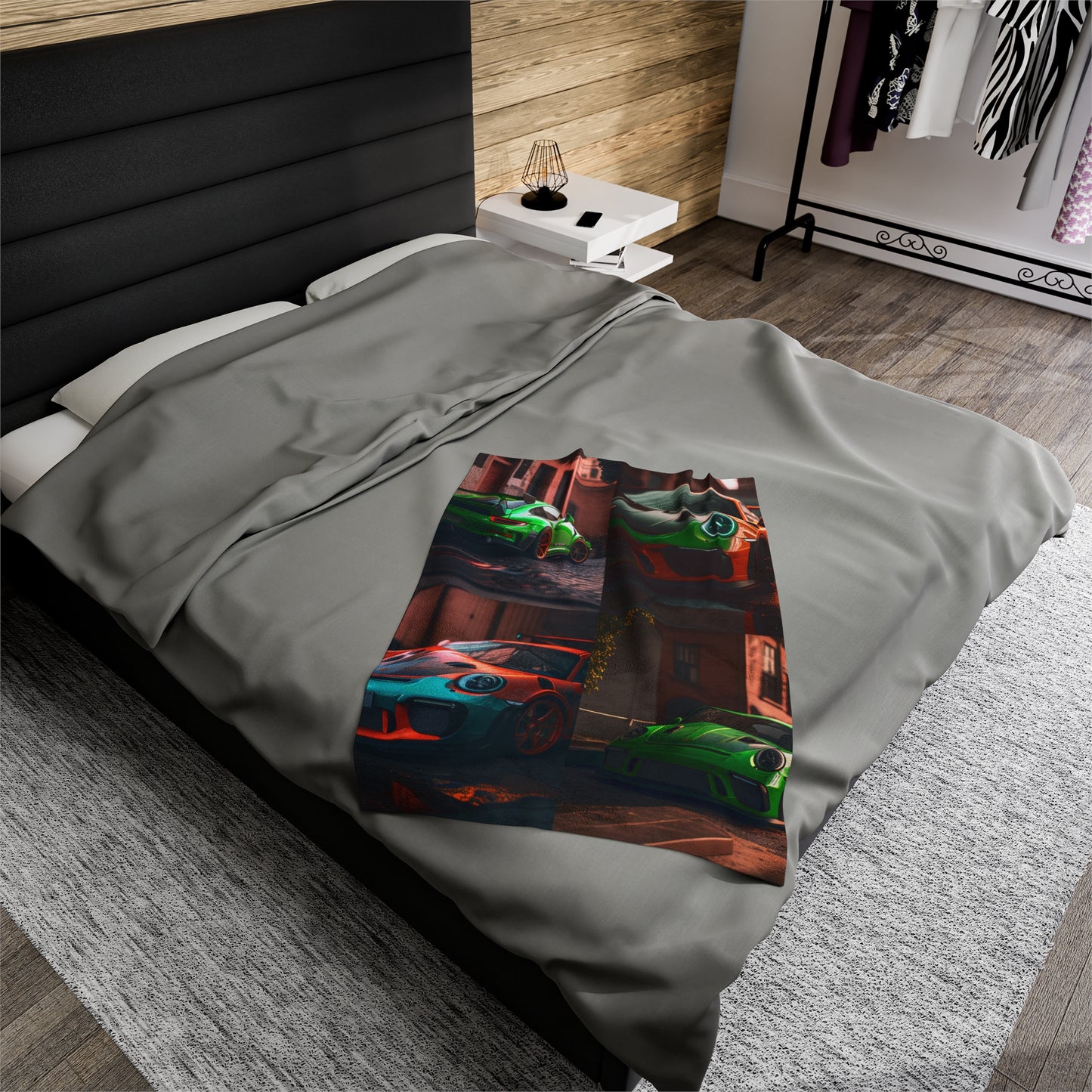 Velveteen Plush Blanket porsche 911 gt3 5