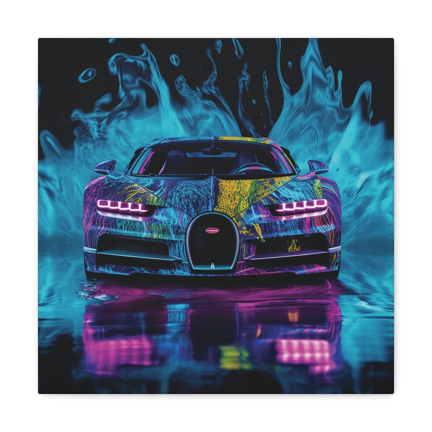 Canvas Gallery Wraps Bugatti Water 2