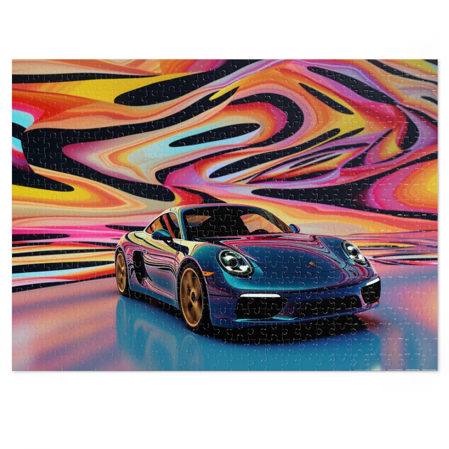 Jigsaw Puzzle (30, 110, 252, 500,1000-Piece) Porsche Water Fusion 2