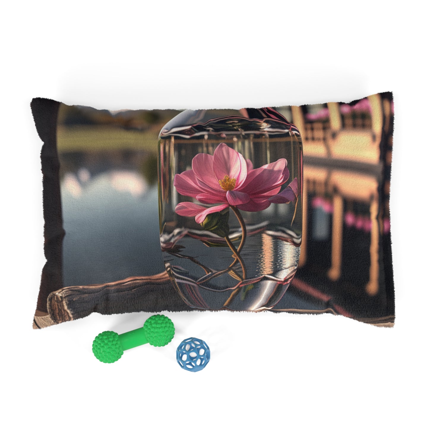 Pet Bed Pink Magnolia 1