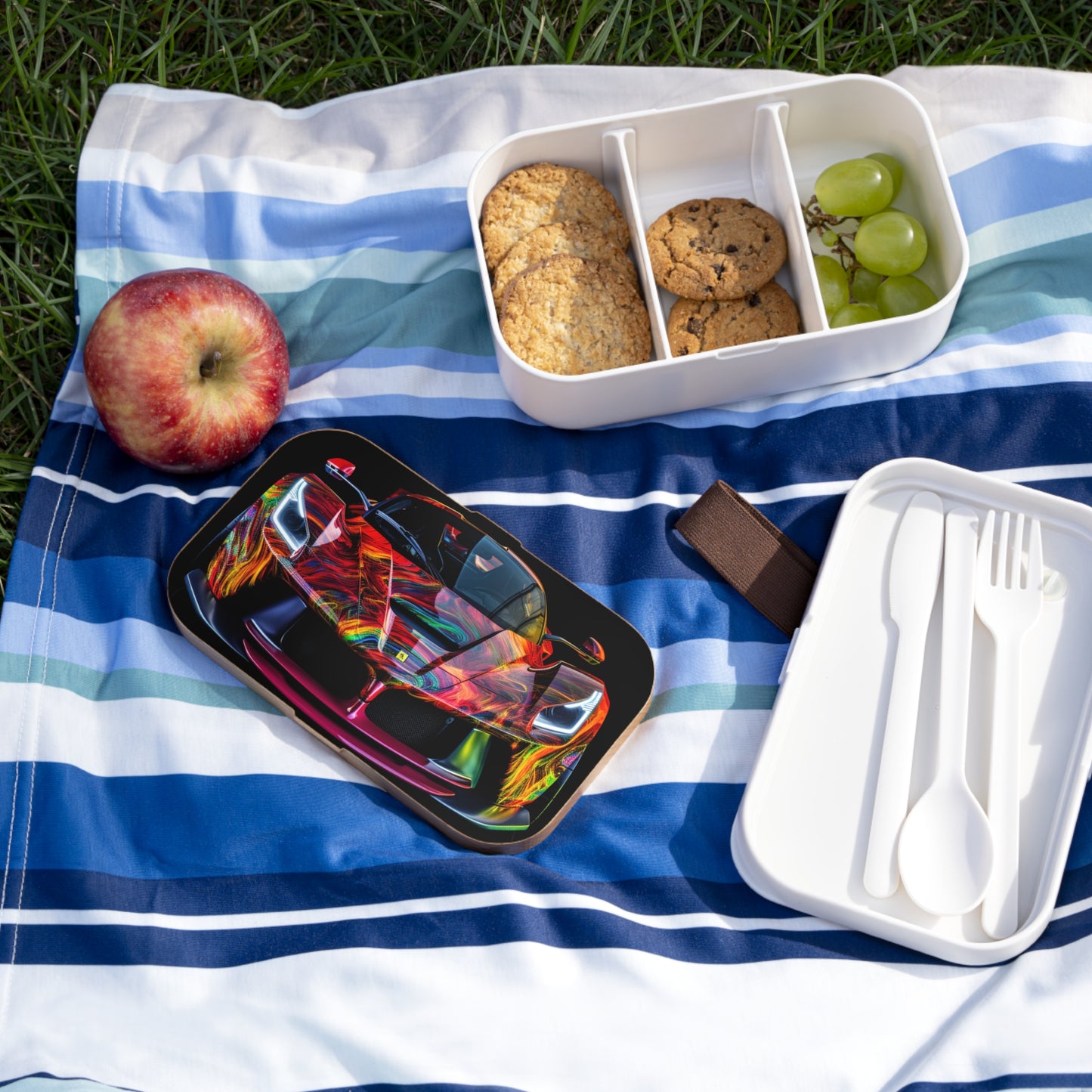Bento Lunch Box Ferrari Neon 3