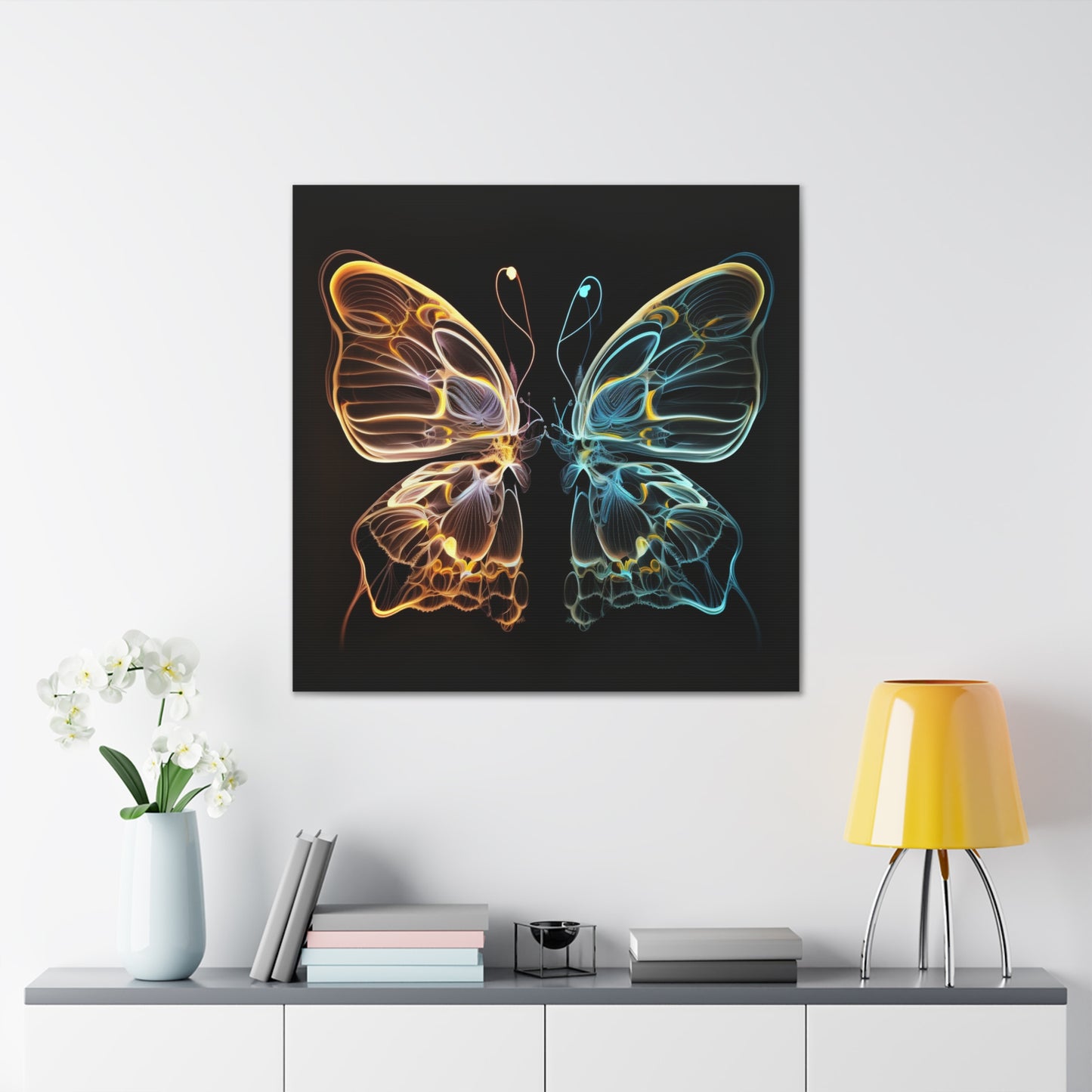 Canvas Gallery Wraps Neon Glo Butterfly 3