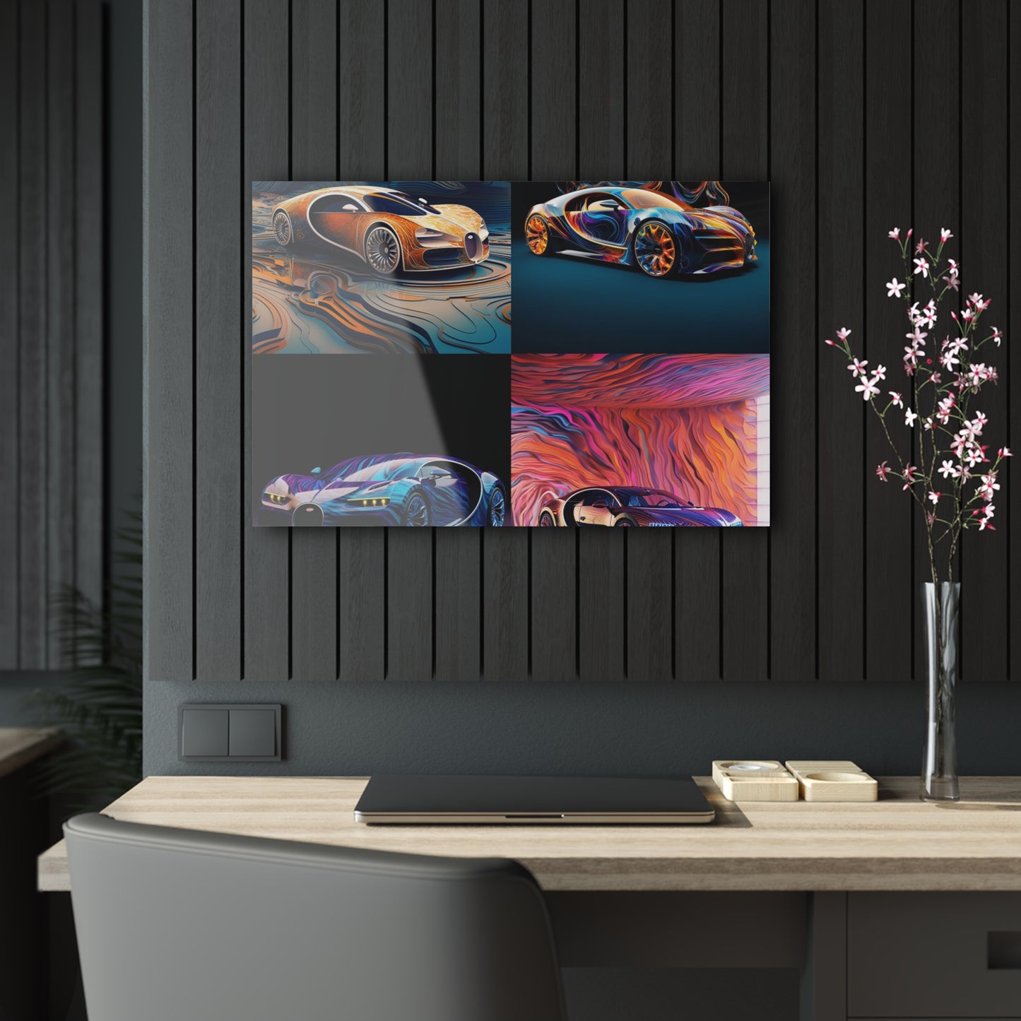 Acrylic Prints Bugatti Abstract Flair 5