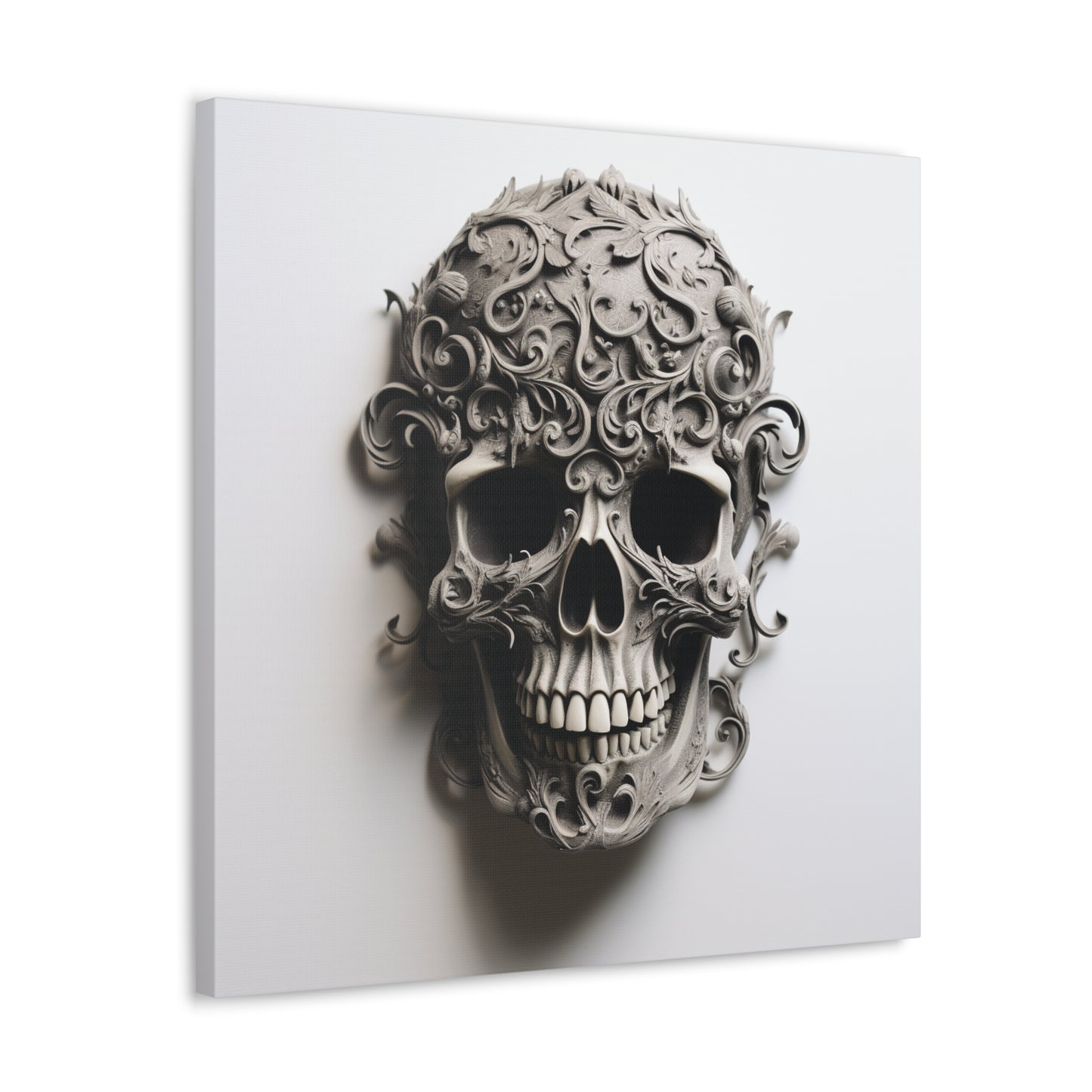 Canvas Gallery Wraps Skull Treble Clef 2