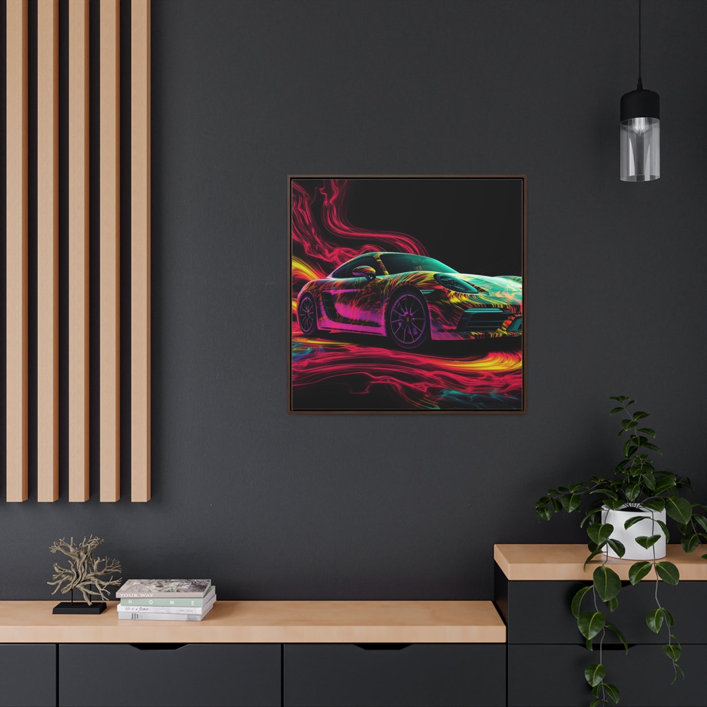 Gallery Canvas Wraps, Square Frame Porsche Flair 1