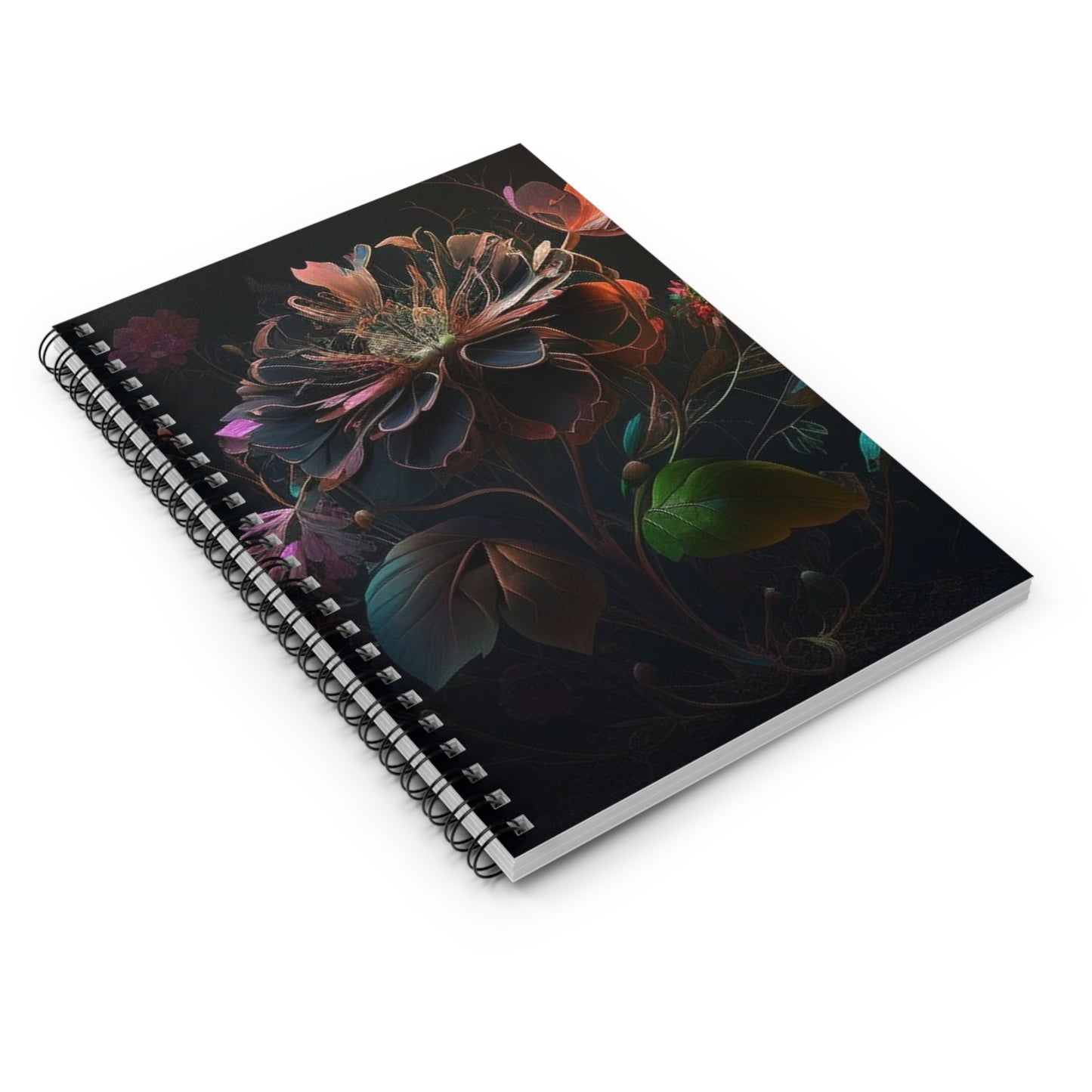 Spiral Notebook - Ruled Line Flower Arangment 2