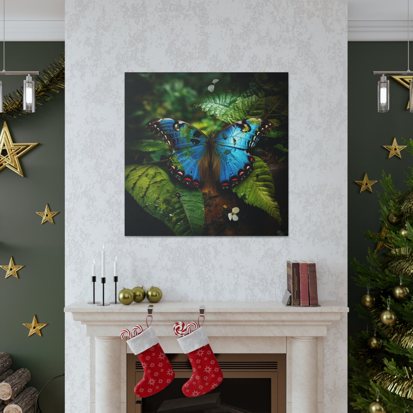 Canvas Gallery Wraps Jungle Butterfly 2