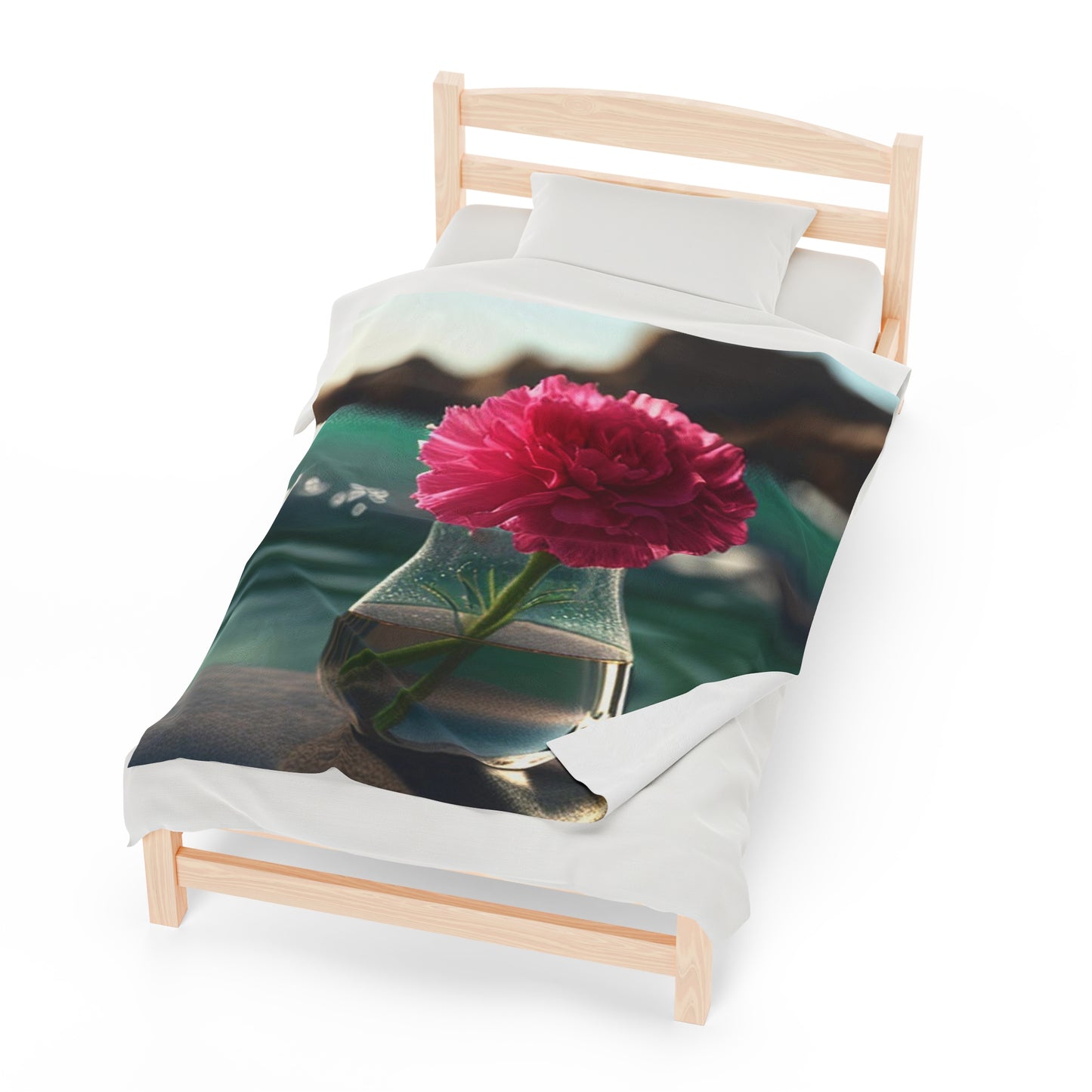 Velveteen Plush Blanket Carnation 4