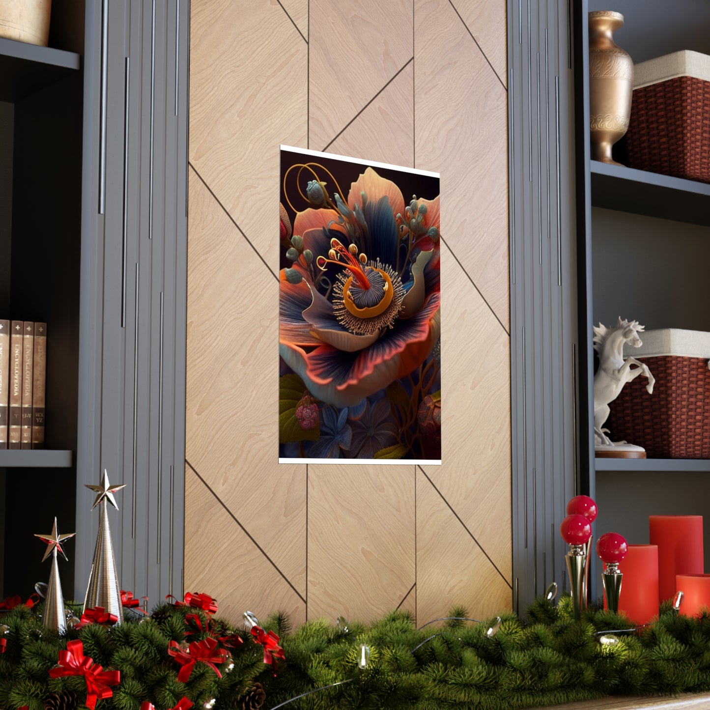 Premium Matte Vertical Posters Flower Arangment 3