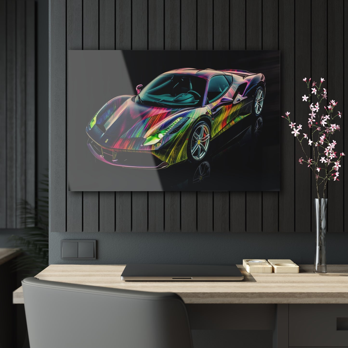 Acrylic Prints Ferrari Color 3