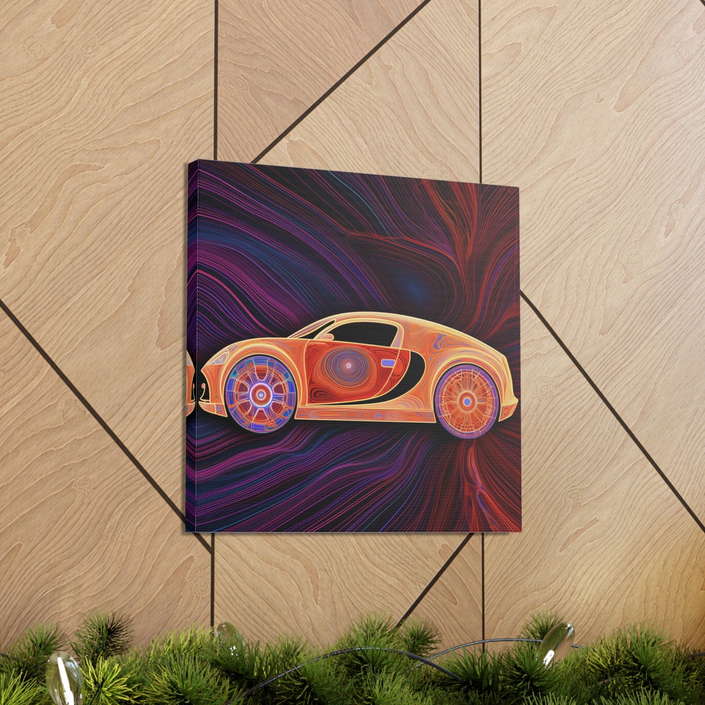 Canvas Gallery Wraps Bugatti Abstract Concept 2