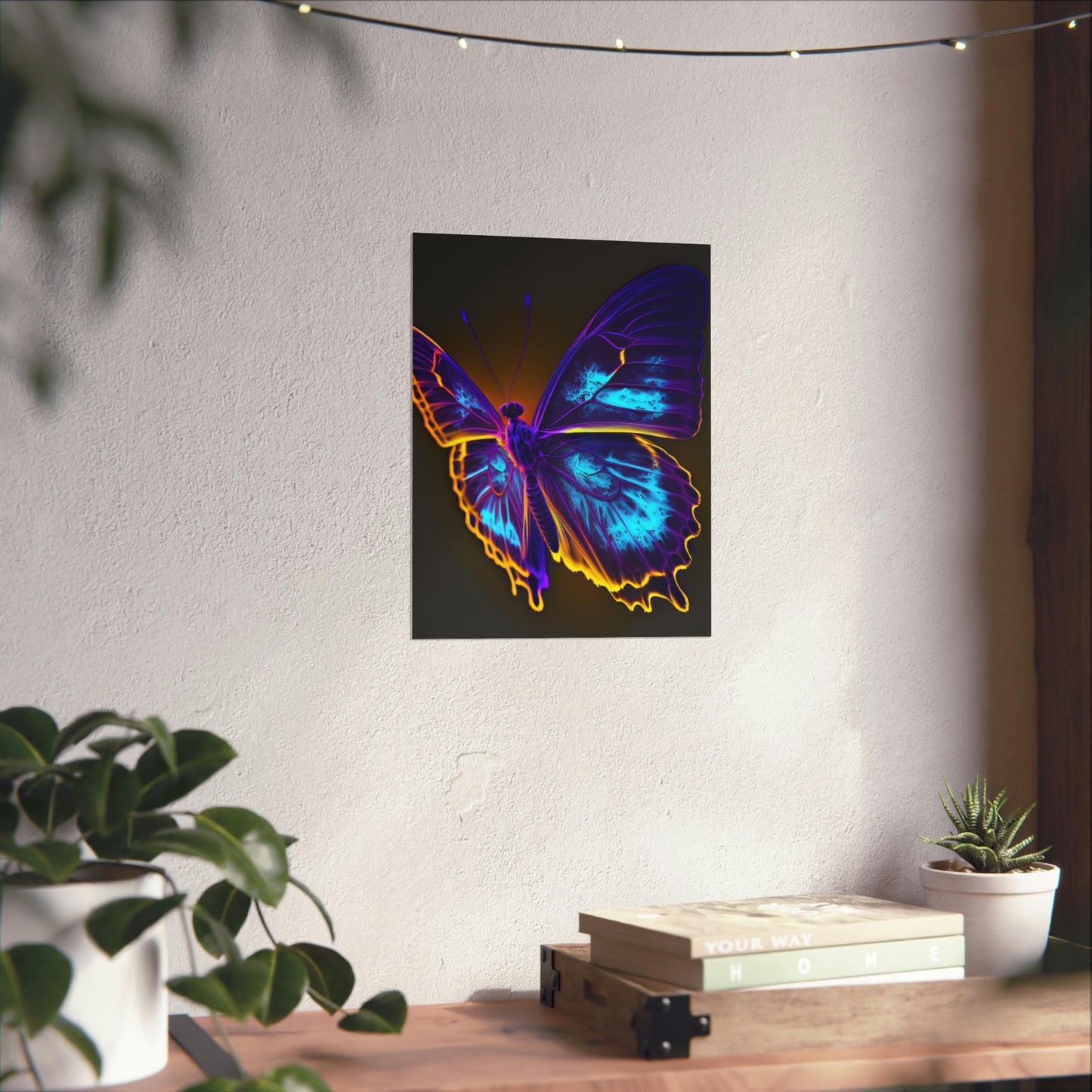 Premium Matte Vertical Posters Thermal Butterfly 4