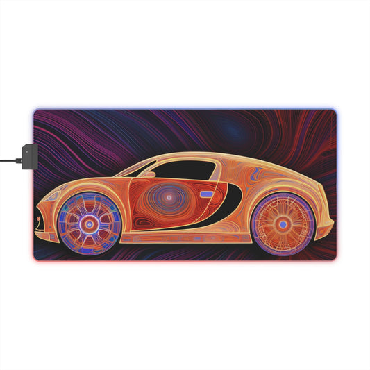 LED Gaming Mouse Pad Bugatti Abstract Concept 2