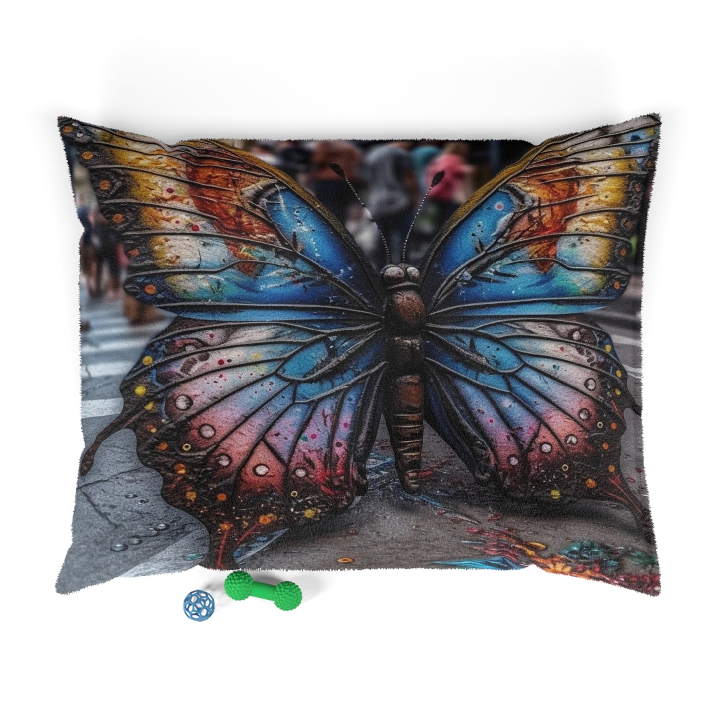 Pet Bed Liquid Street Butterfly 4