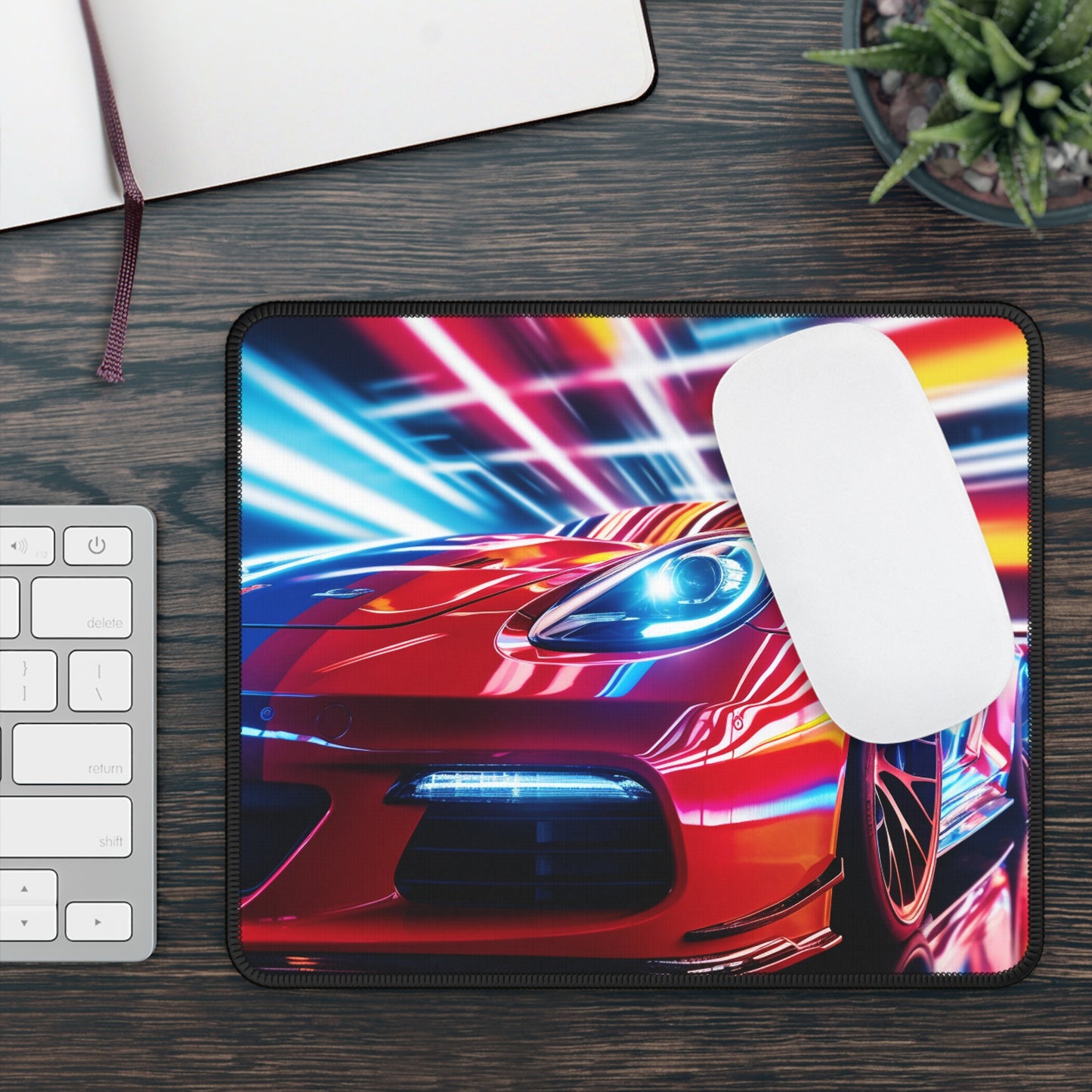 Gaming Mouse Pad  Macro Flag Ferrari 1