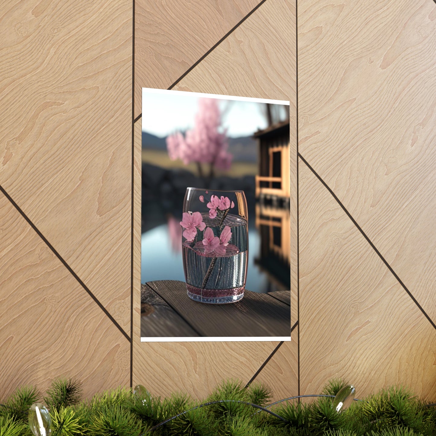 Premium Matte Vertical Posters Cherry Blossom 1