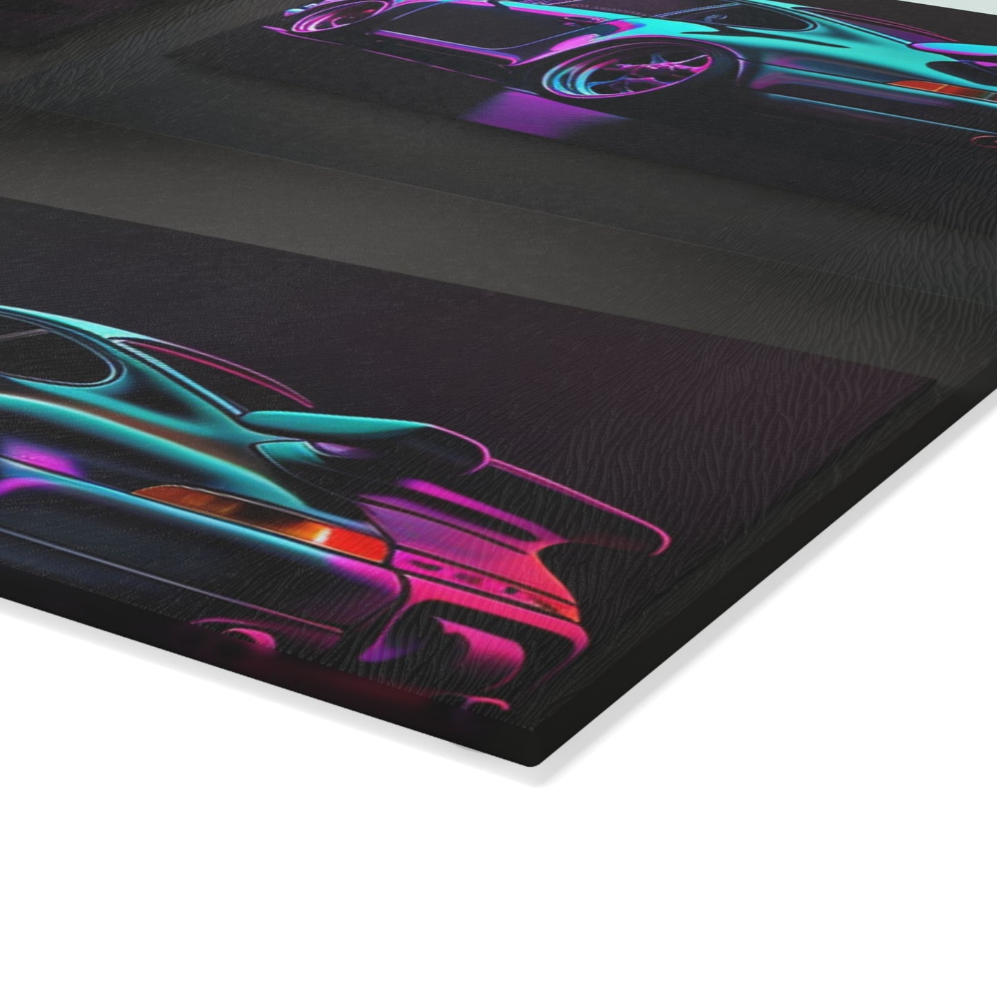 Glass Cutting Board Porsche Purple 5