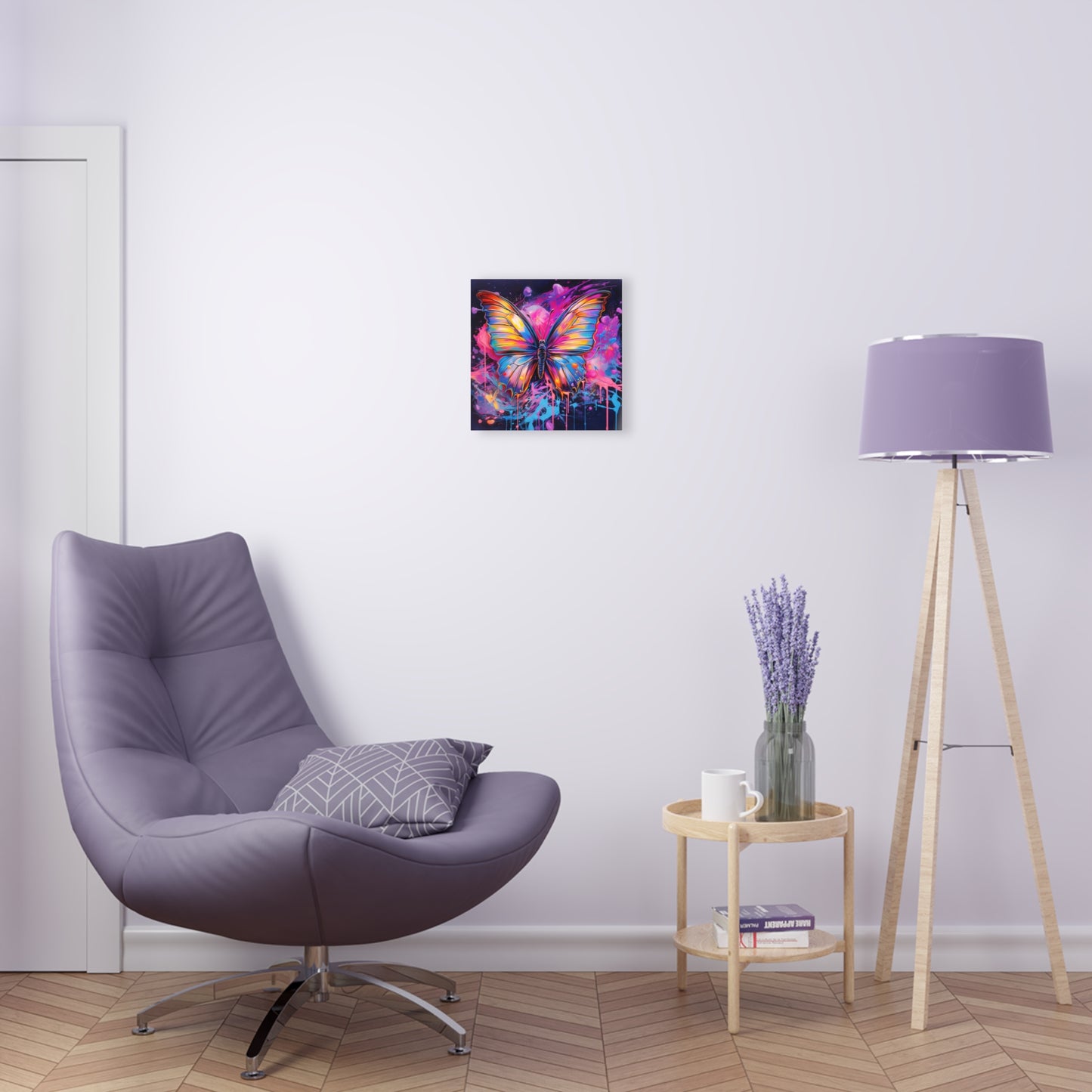 Acrylic Prints Pink Butterfly Flair 3