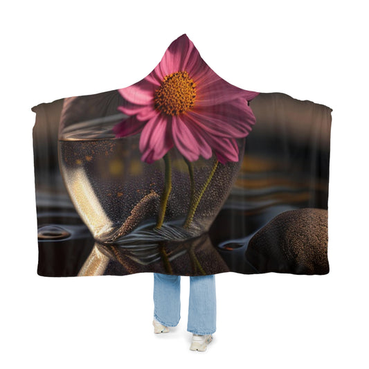 Snuggle Hooded Blanket Pink Daisy 4