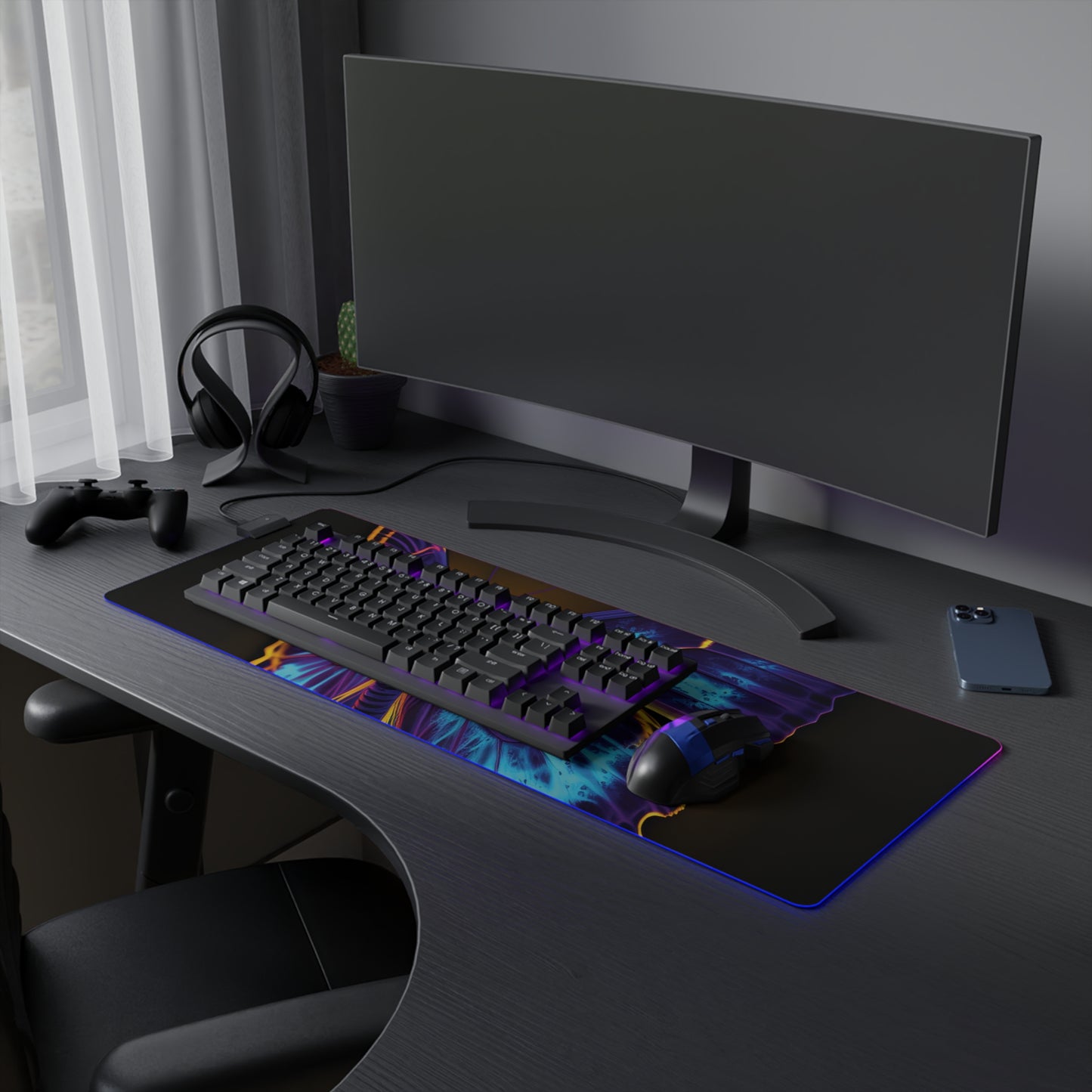 LED Gaming Mouse Pad Thermal Butterfly 4
