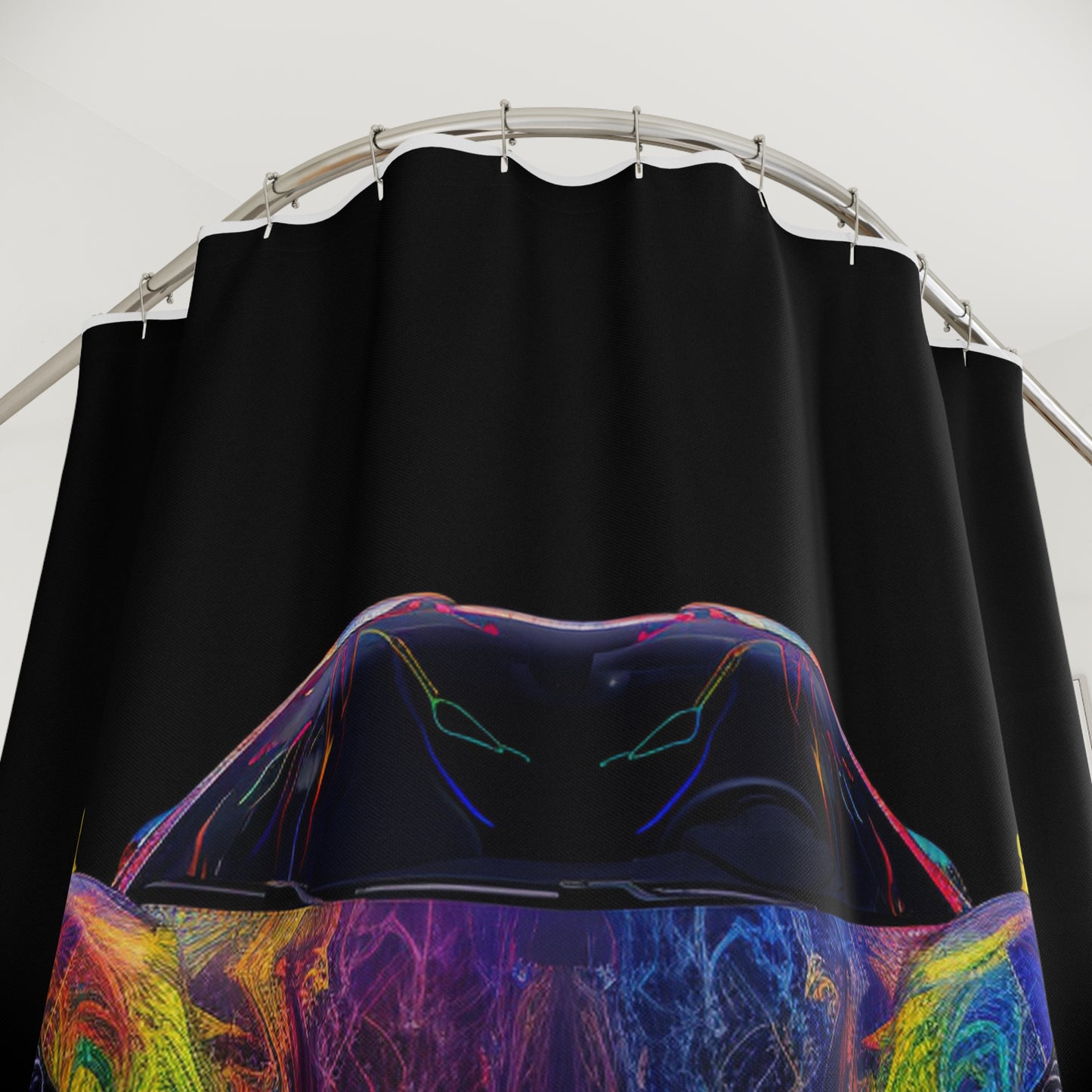 Polyester Shower Curtain Ferrari Color 2