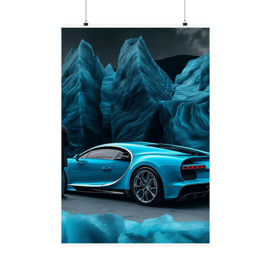 Premium Matte Vertical Posters Bugatti Real Look 3