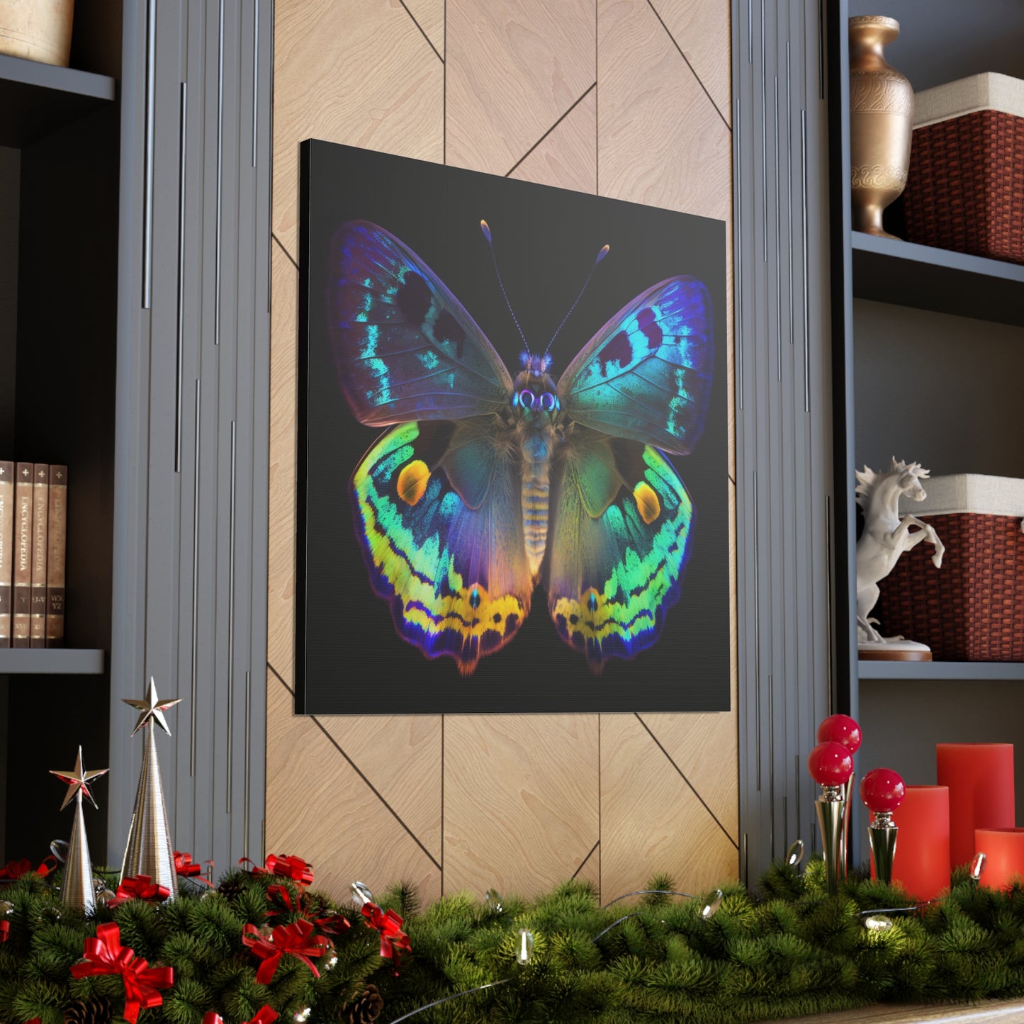 Canvas Gallery Wraps Neon Hue Butterfly 4