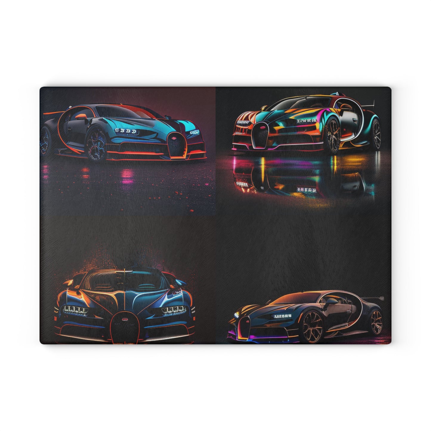 Glass Cutting Board Bugatti Chiron Super 5