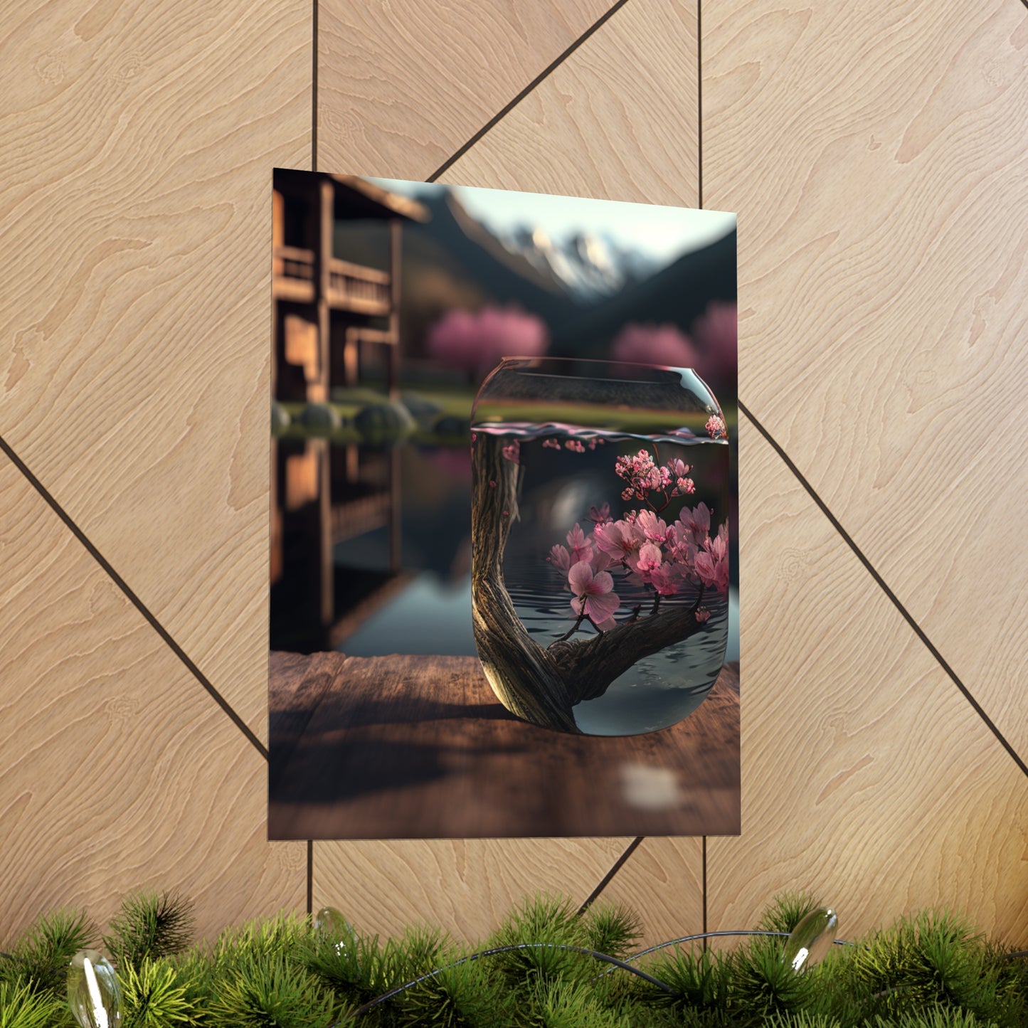 Premium Matte Vertical Posters Cherry Blossom 3